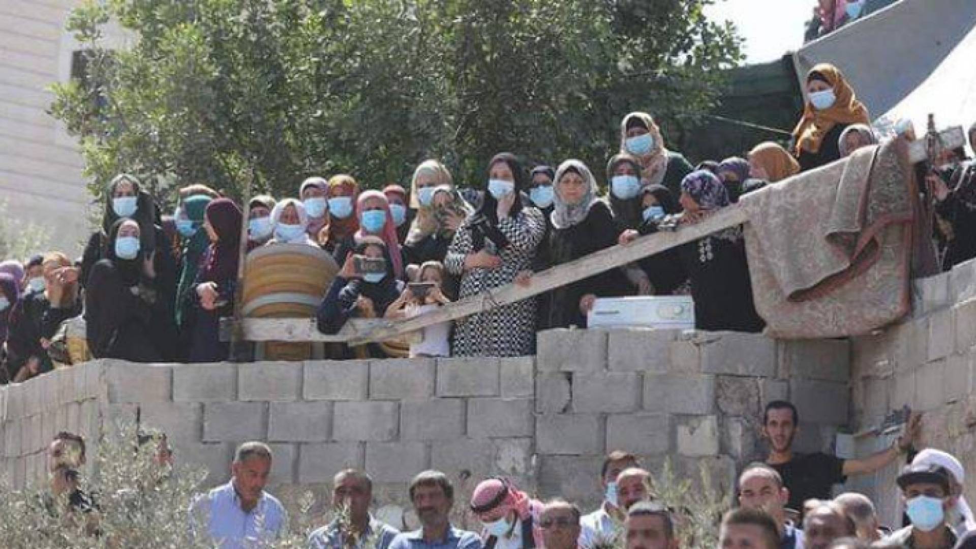 جانب من تشييع المرحومة دنيا رائد خالد