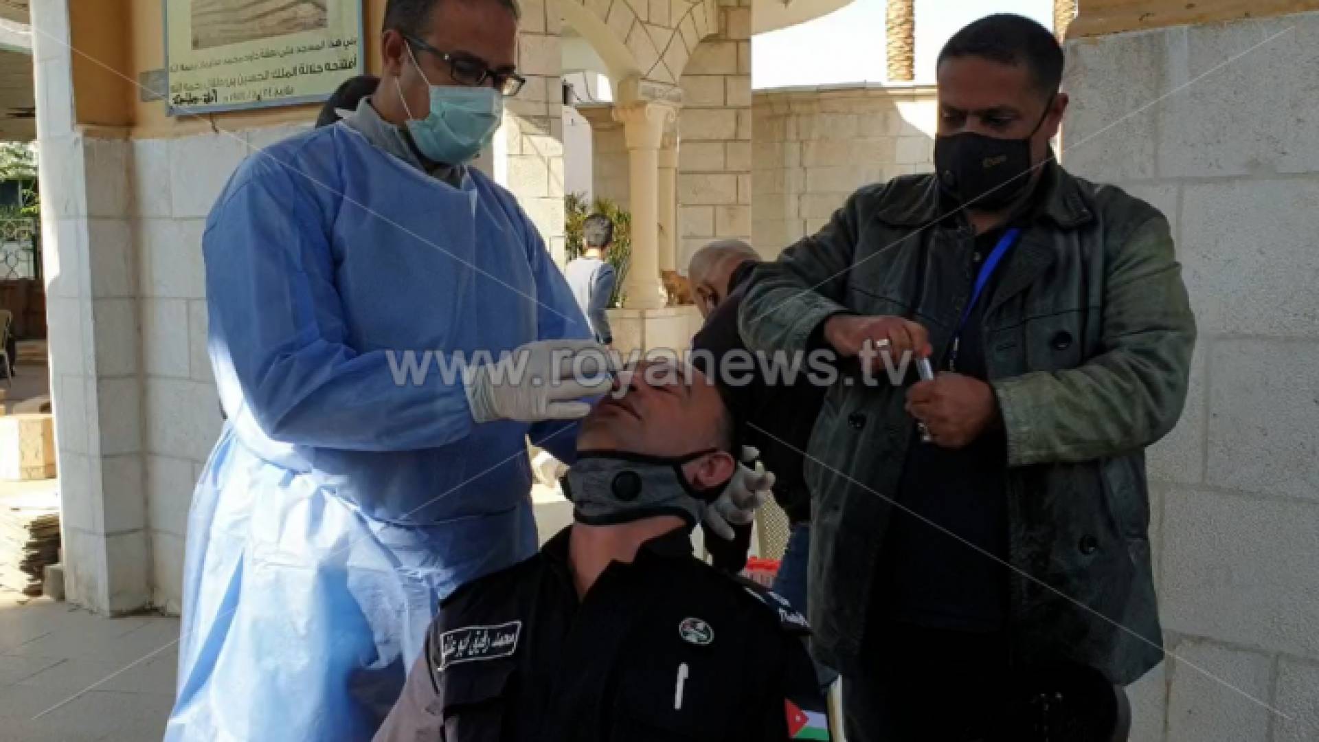 خلال إجراء الفحوصات