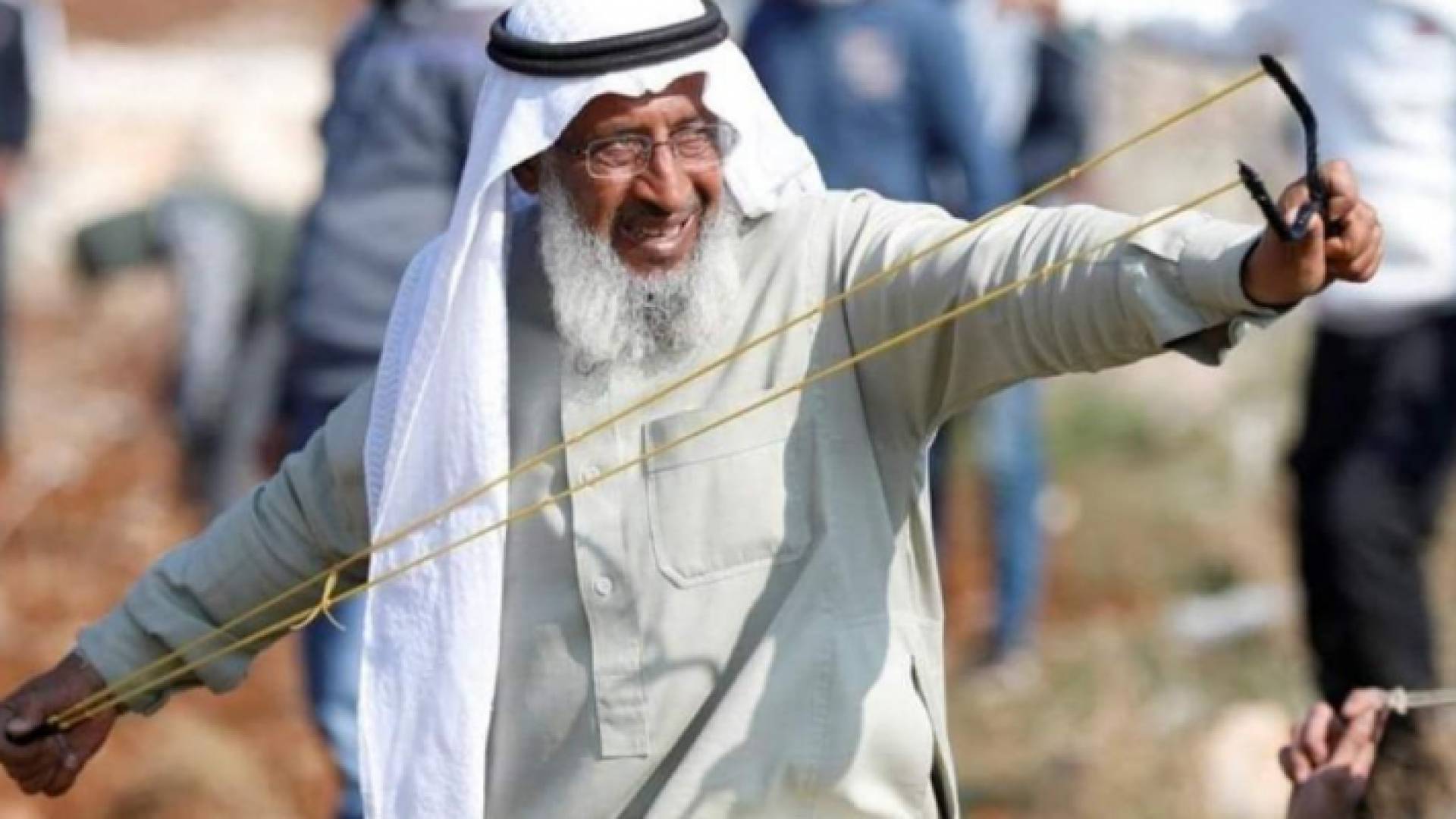 المسن الفلسطيني سعيد عرمه