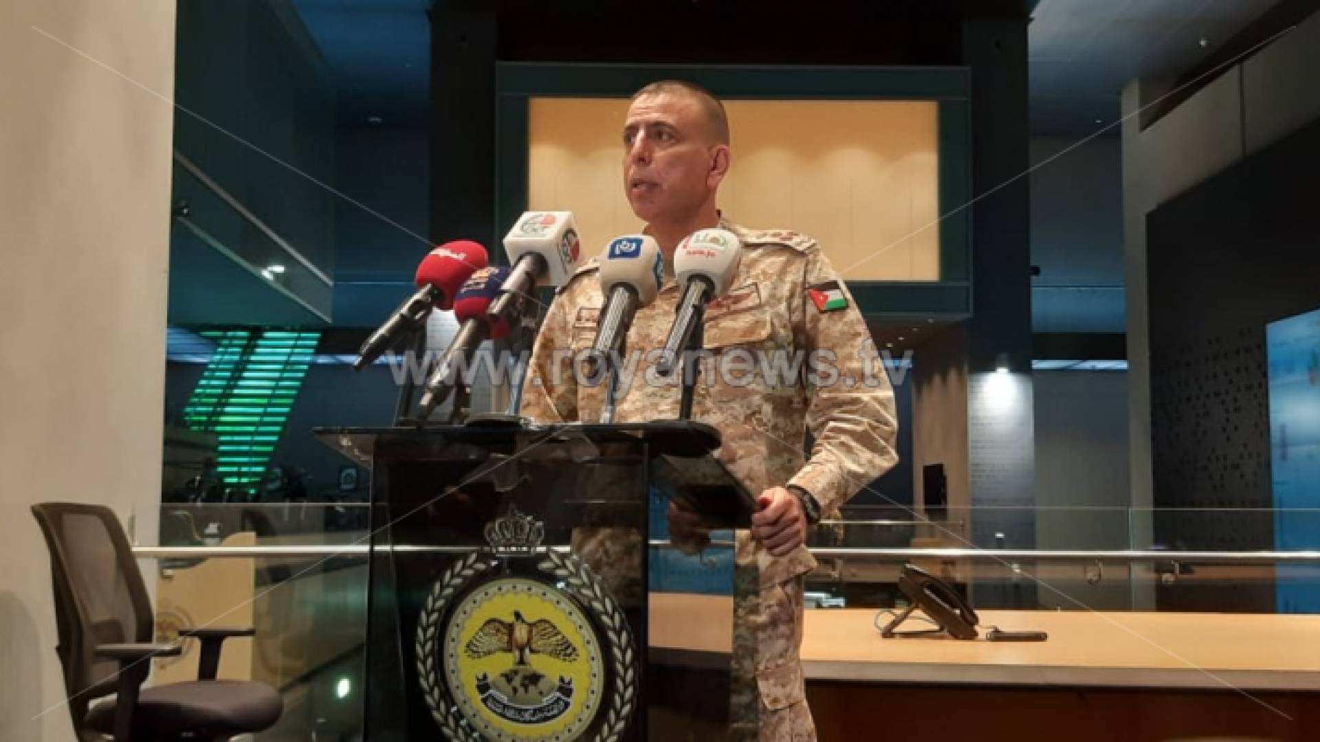 مدير عمليات خلية أزمة كورونا العميد الركن مازن الفراية