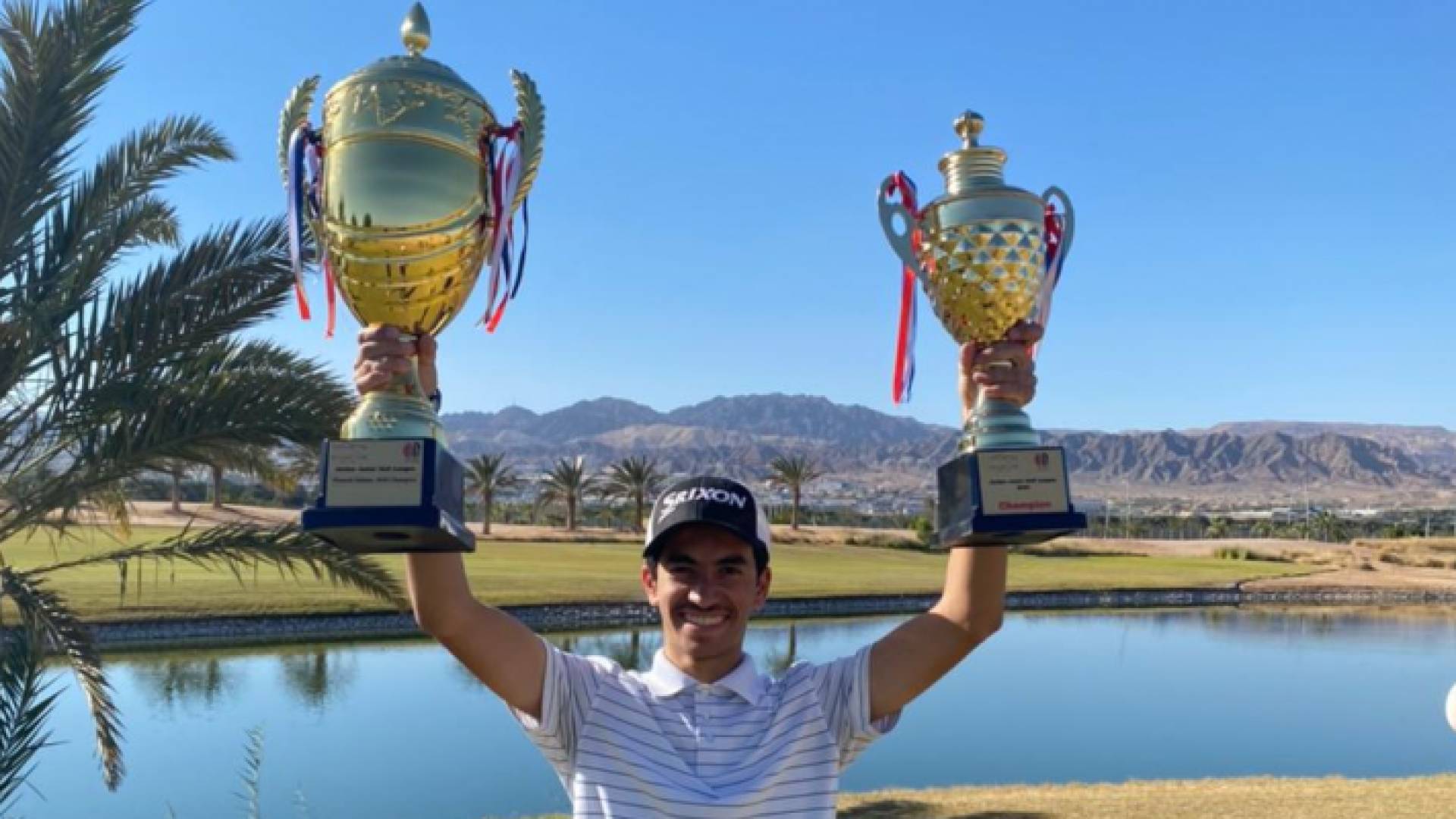 لاعب المنتخب الوطني للغولف حمزة سلمان