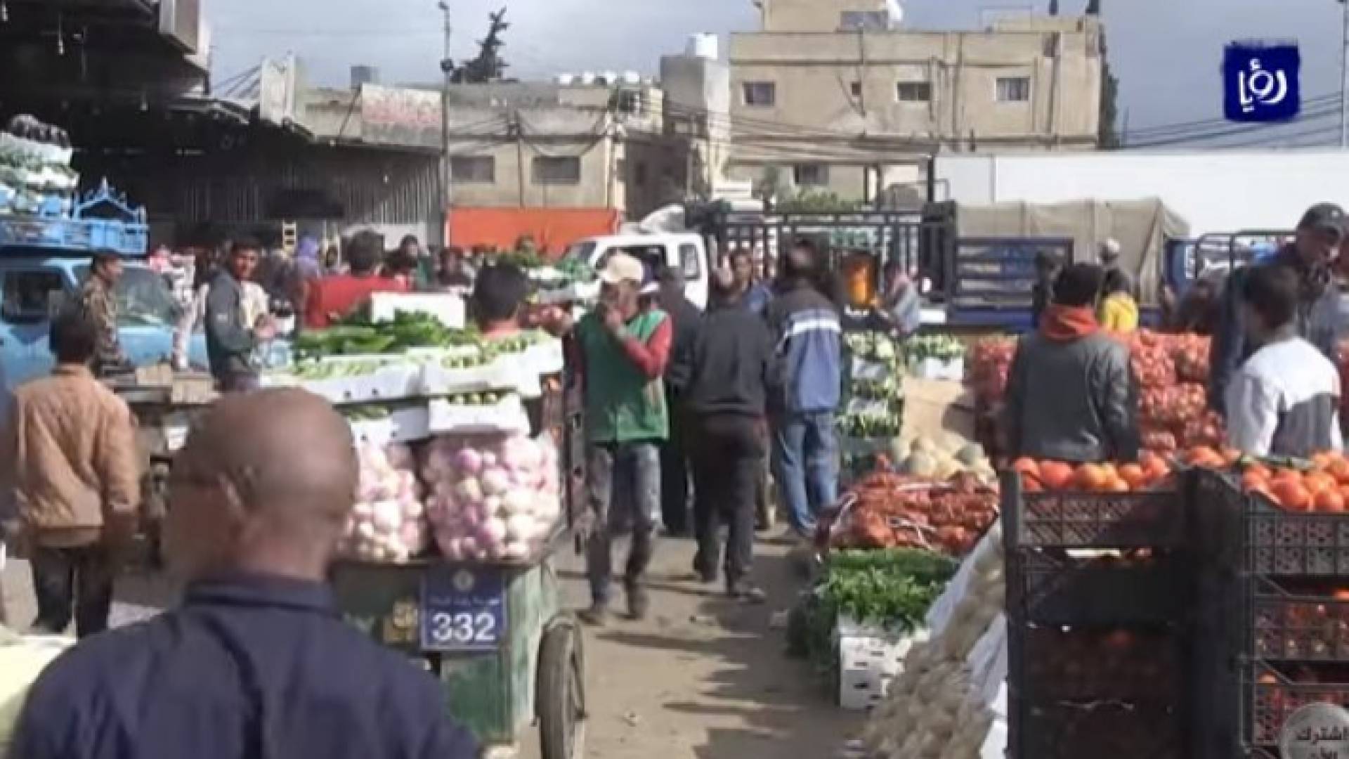 سوق الخضار المركزي في إربد