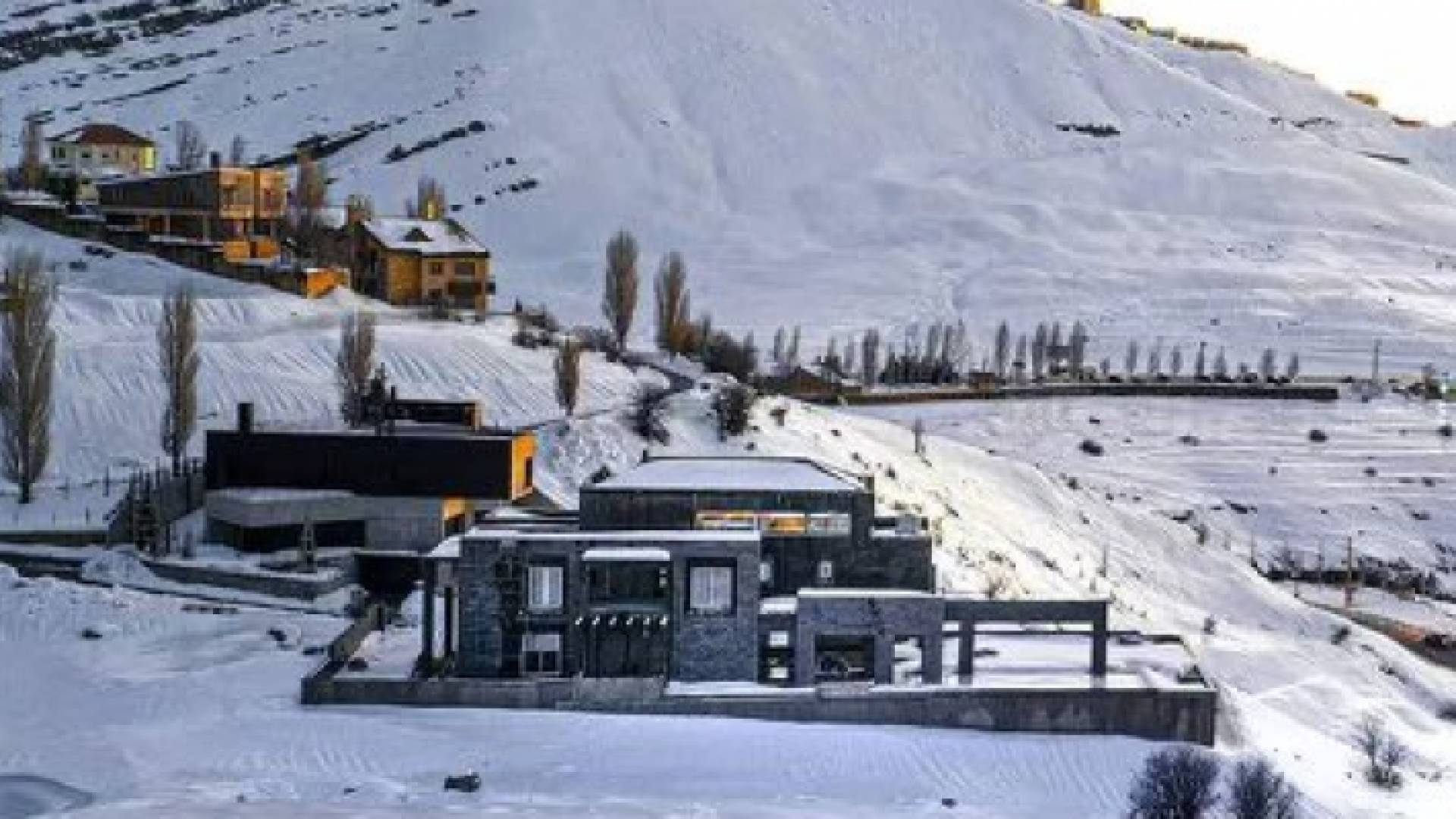 إحدى مناطق تساقط الثلوج في لبنان