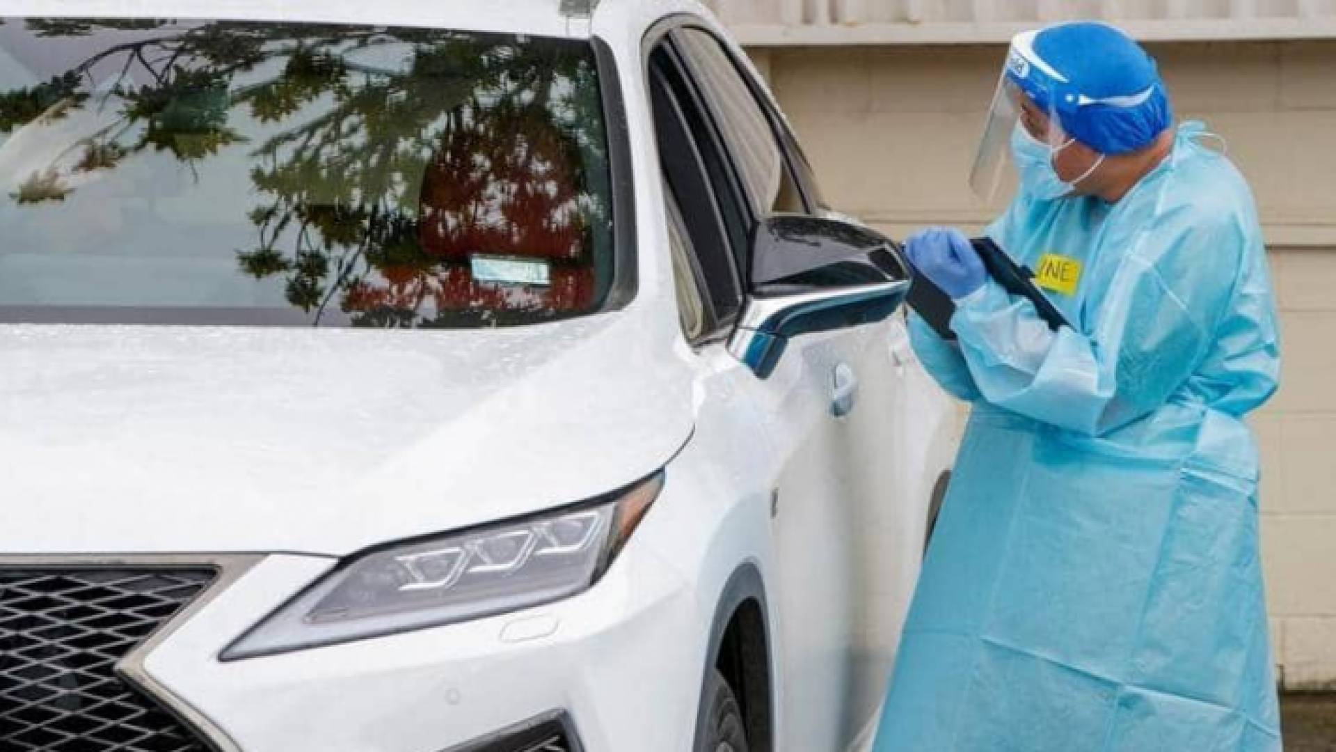 فحوصات كورونا بالسيارة في نيوزيلندا