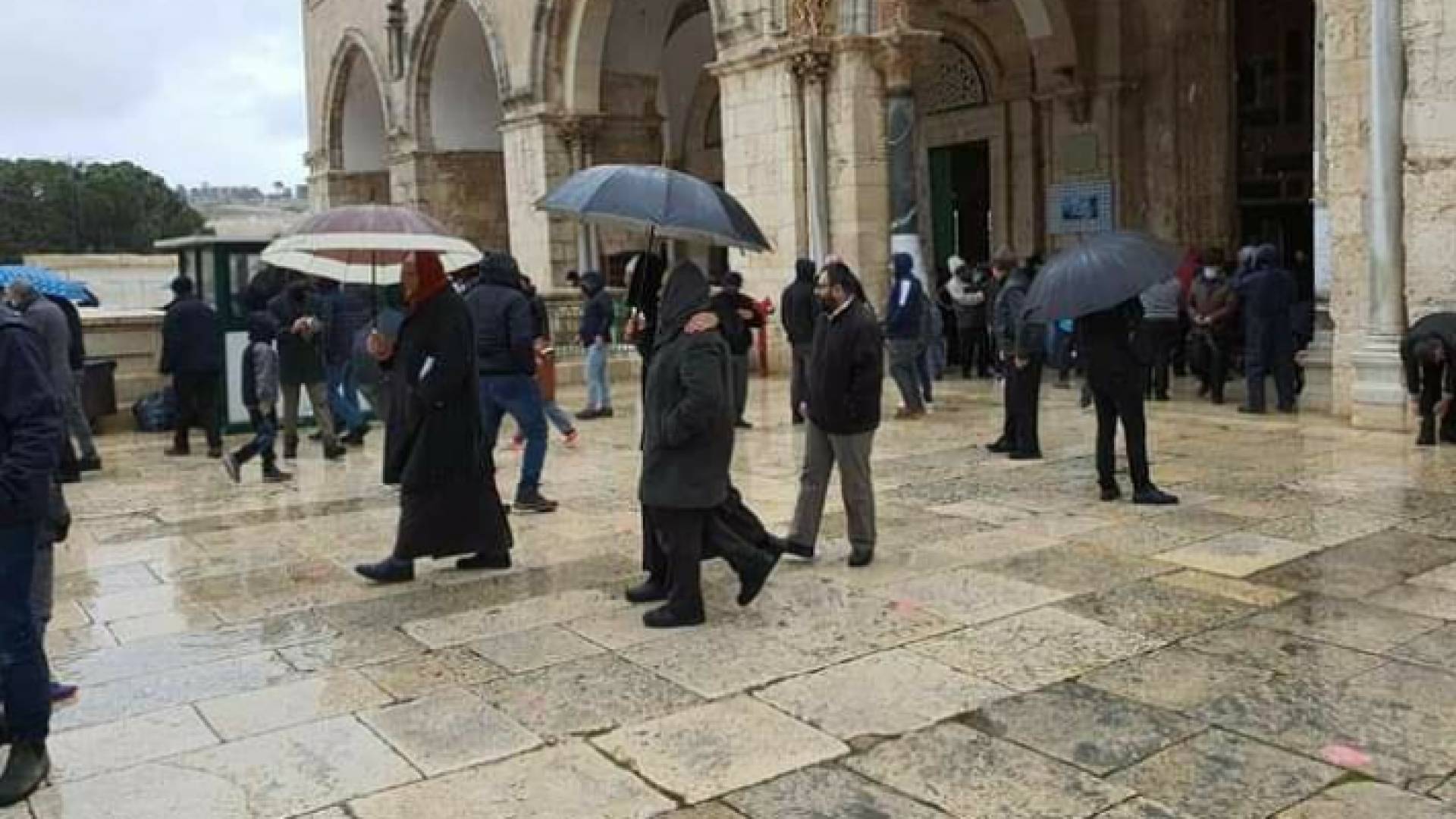 من المسجد الاقصى اليوم الجمعة 29-1-2021