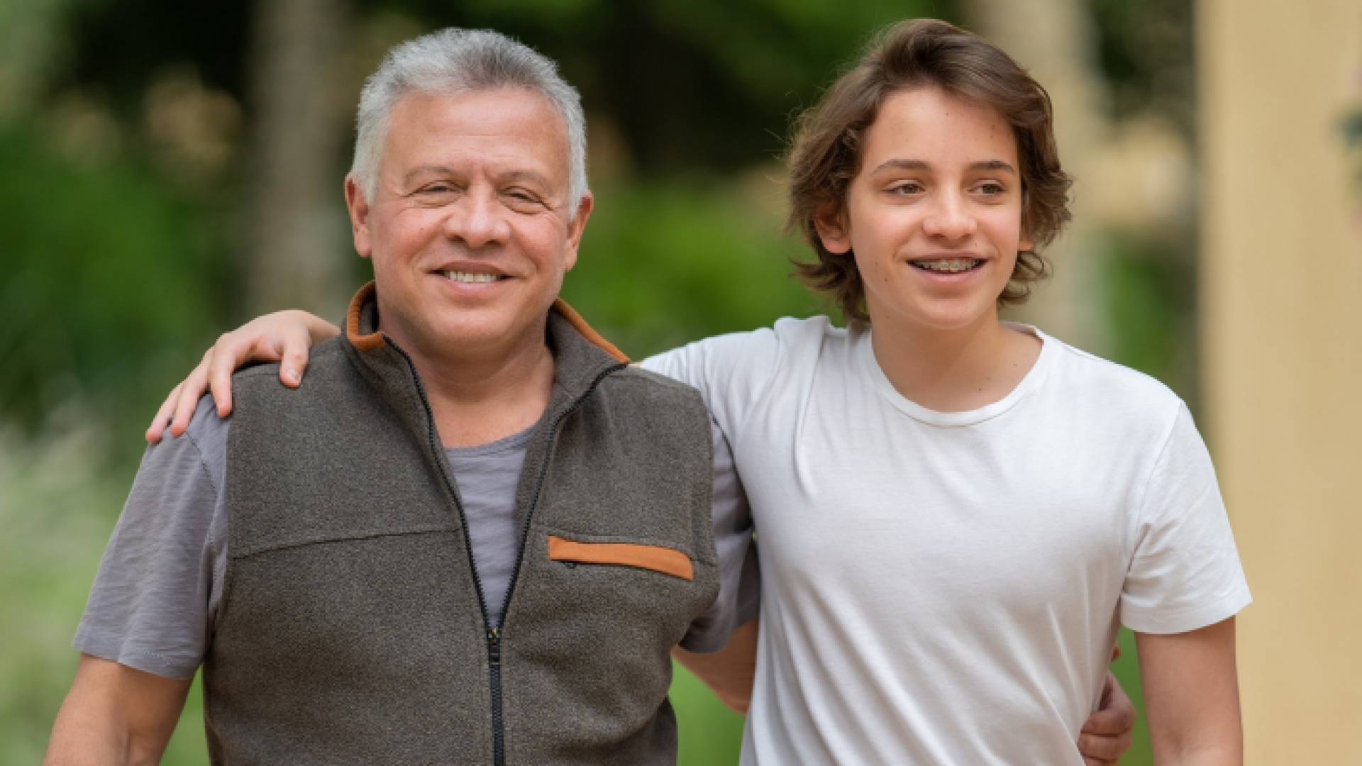 جلالة الملك عبدالله الثاني وسمو الأمير هاشم