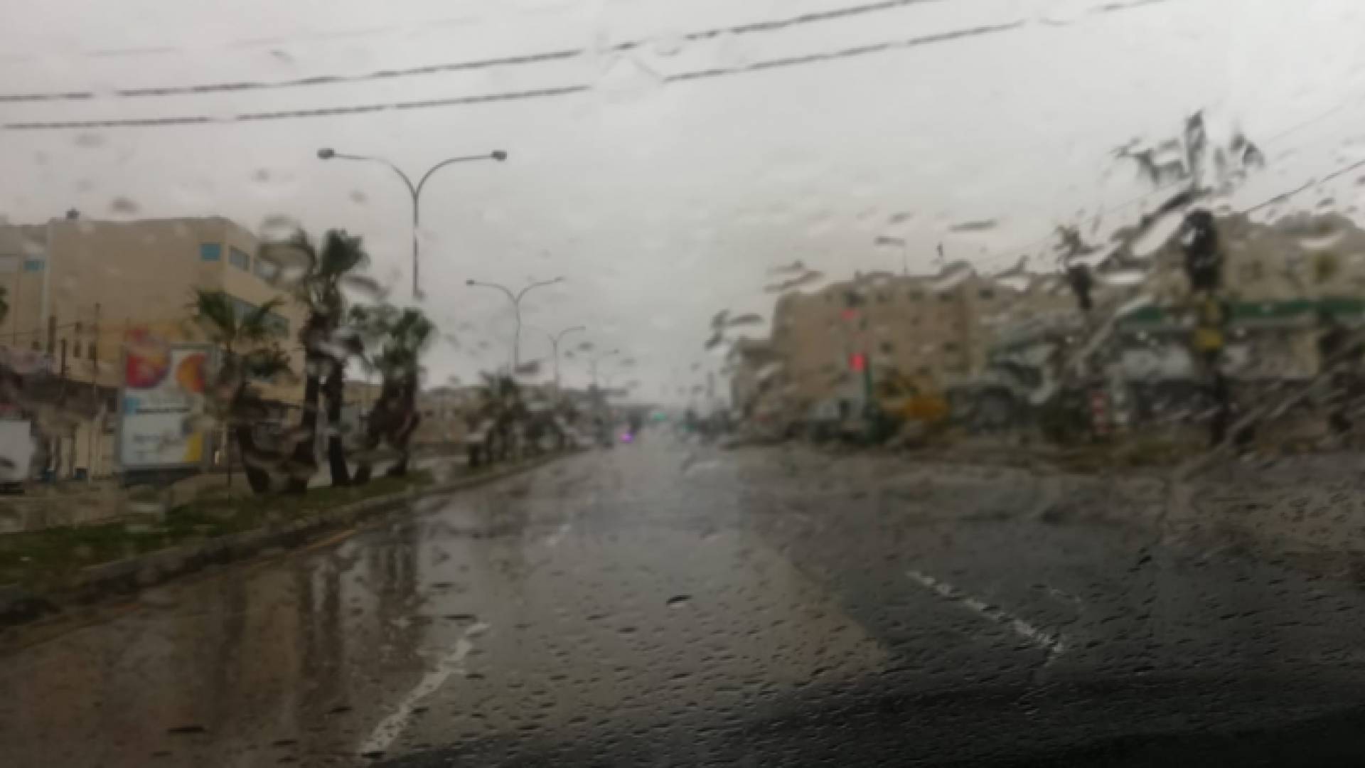 استمرار تأثر الأردن بحالة عدم الاستقرار الجوي وتتركز في جنوب البلاد