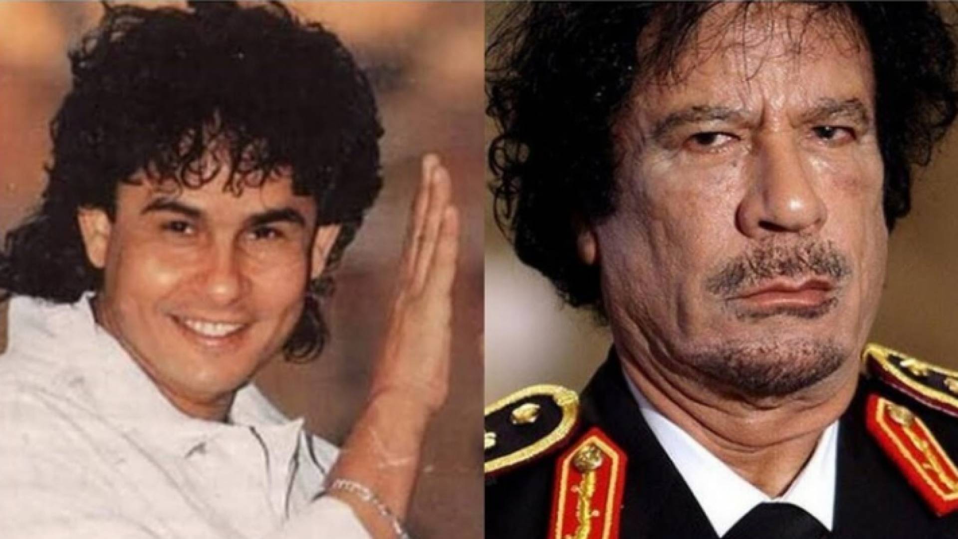 القذافي وعلي حميدة