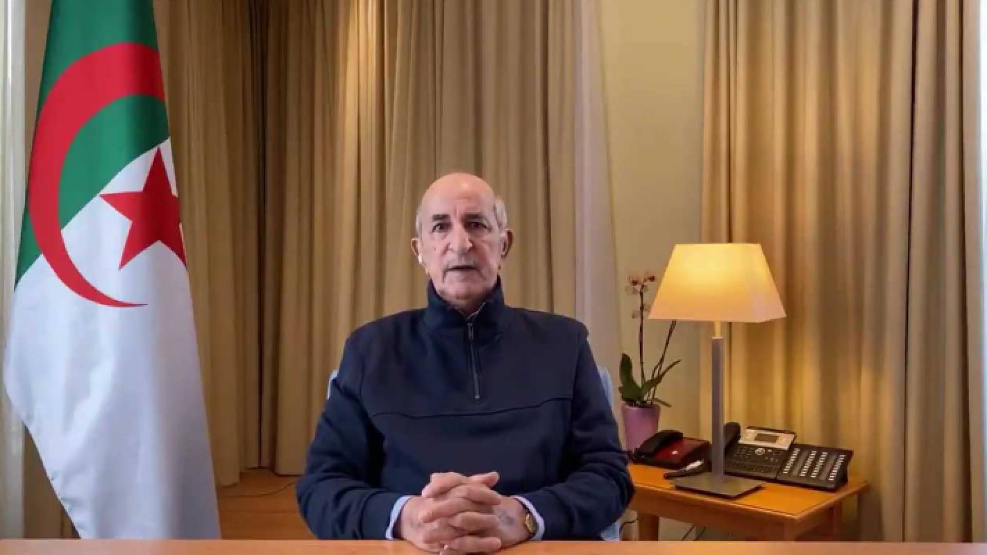 الرئيس الجزائري عبد المجيد تبون