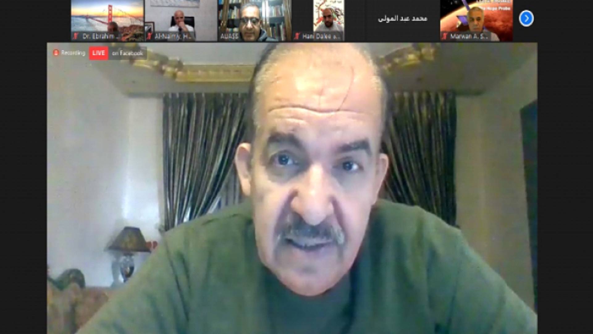 الأمين العام للاتحاد العربي لعلوم الفضاء والفلك ورئيس الجمعية الفلكية الأردنية الدكتور المهندس عوني الخصاونة