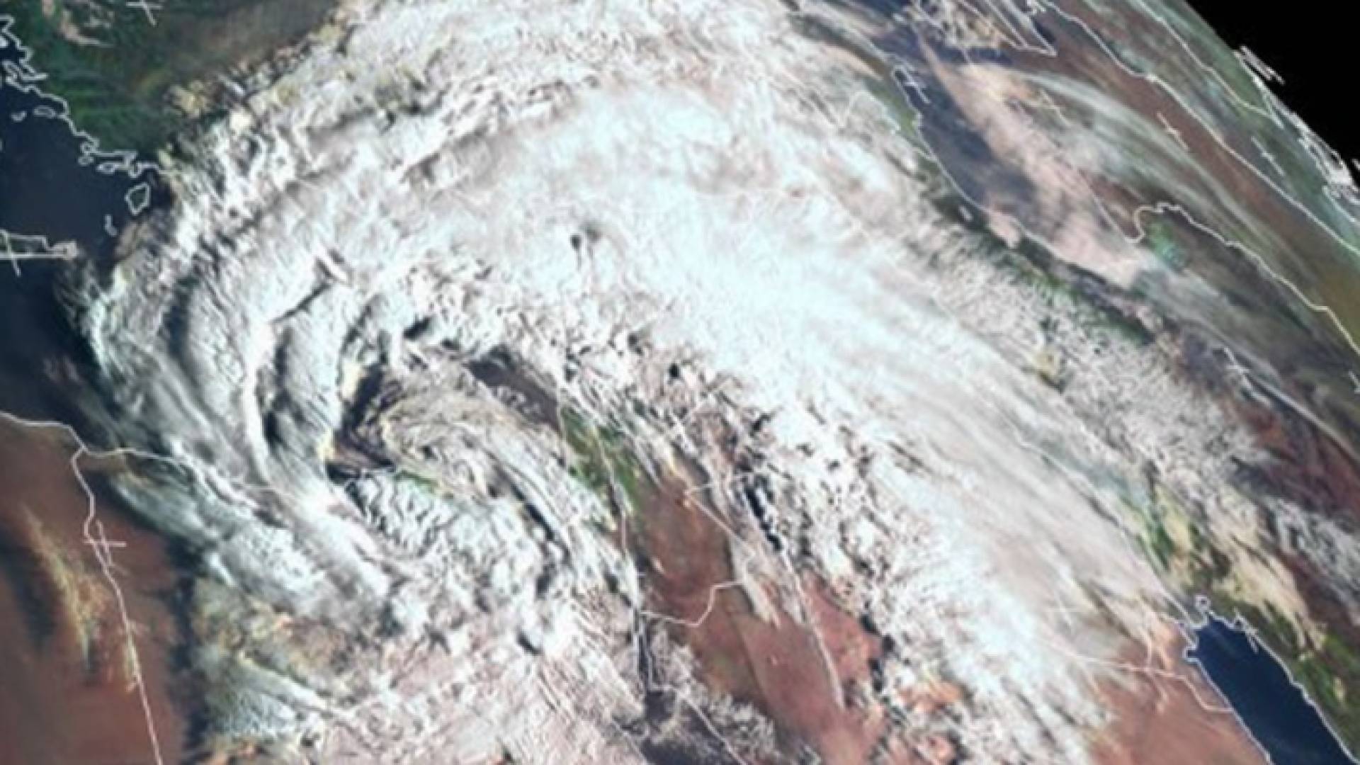 خريطة توضيحية من موقع طقس العرب