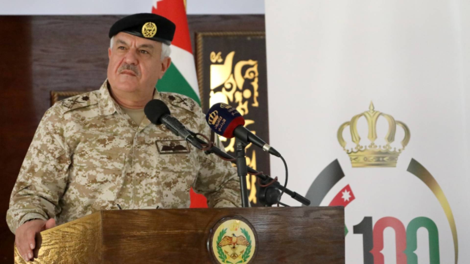 رئيس هيئة الأركان المشتركة اللواء الركن يوسف أحمد الحنيطي