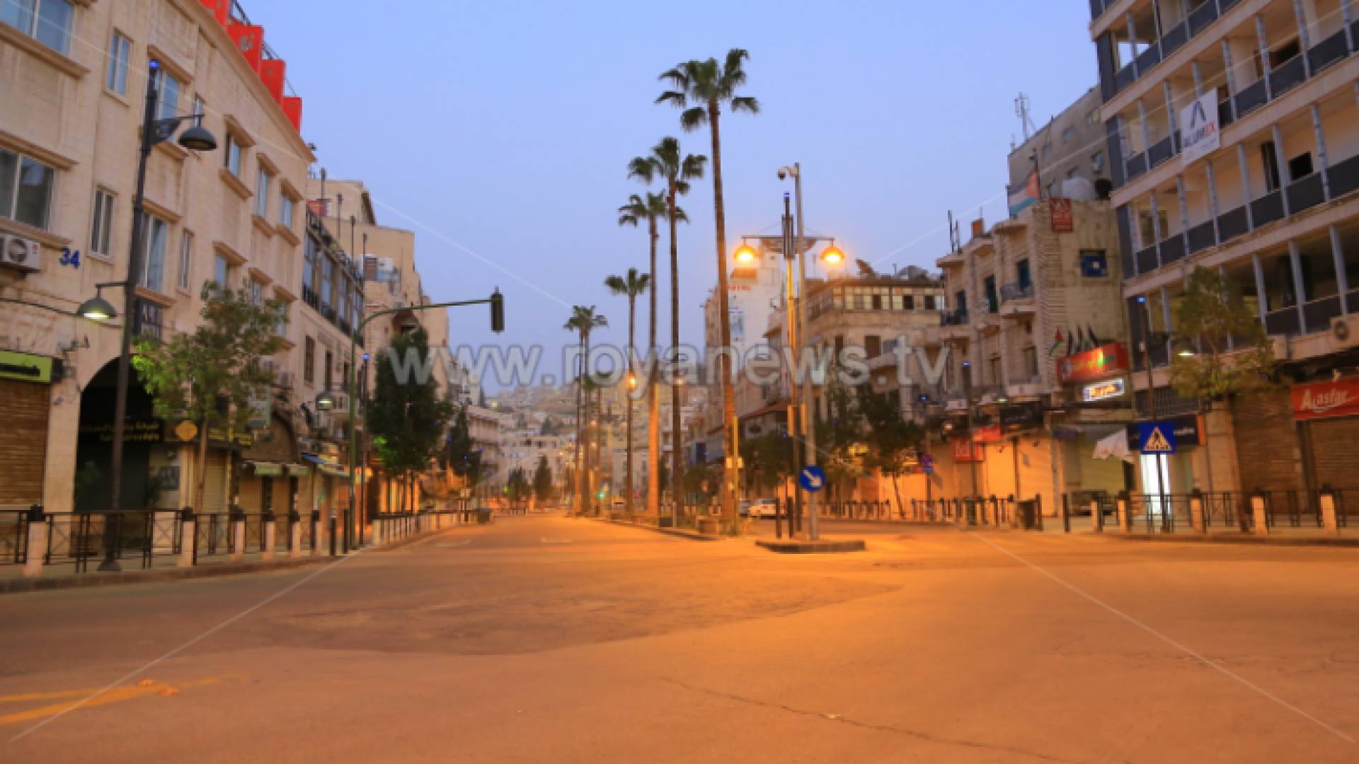 وسط البلاد خلال حظر التجول الشامل