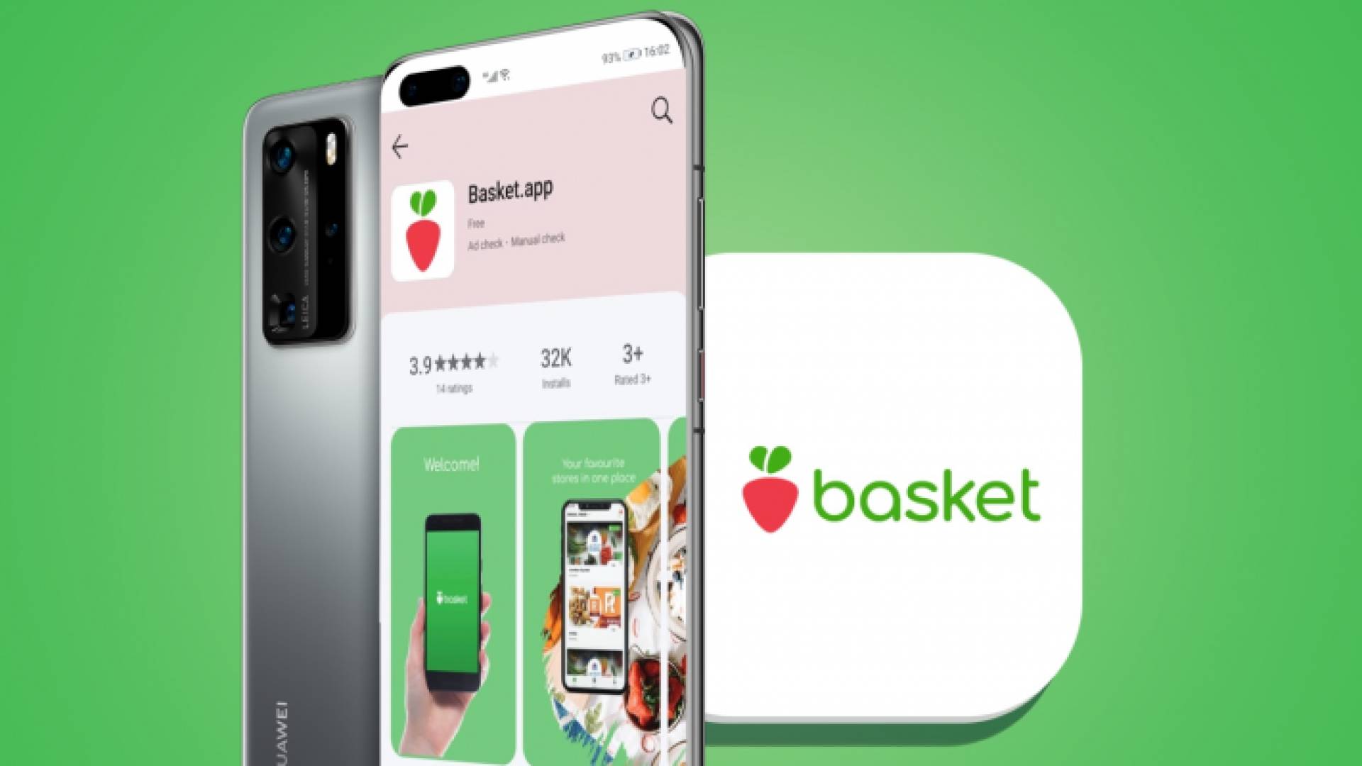 تسوق دون عناء مع تطبيق "Basket.app" المتوفر على منصة HUAWEI AppGallery