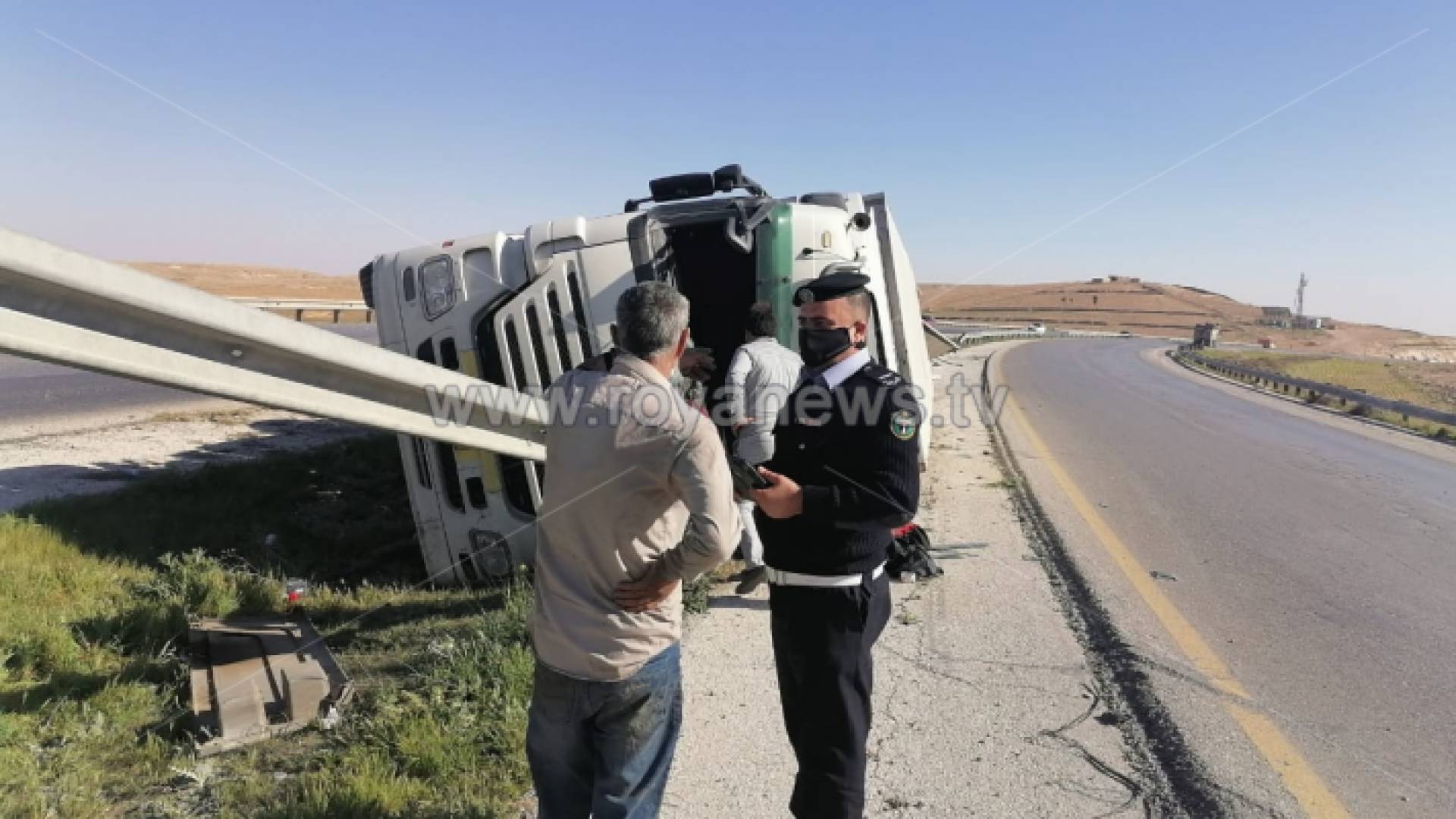 من الحادث