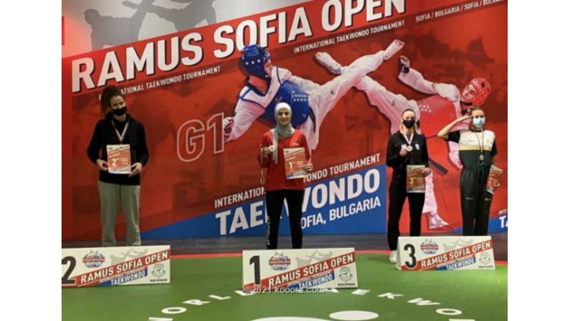 جانب من تتويج جوليانا الصادق