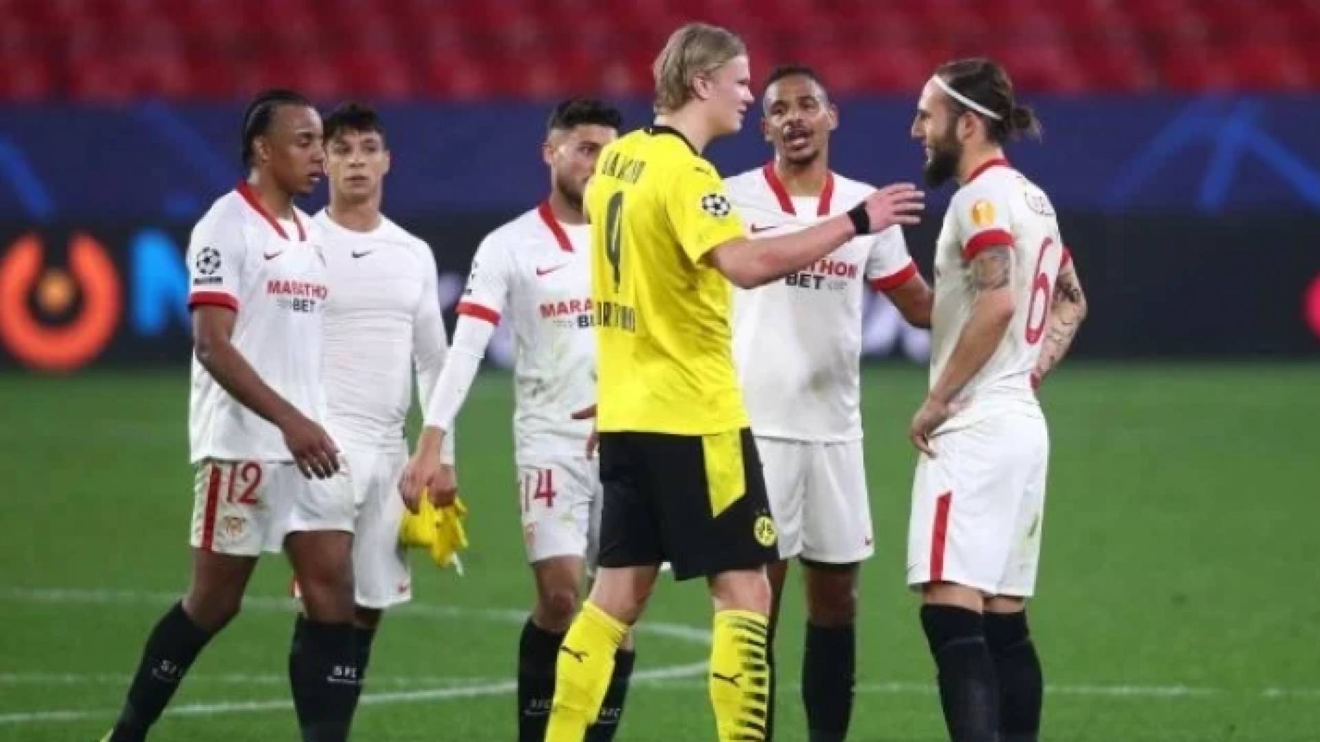 دورتموند يتعادل مع اشبيلية و يبلغ ربع نهائي دوري أبطال أوروبا