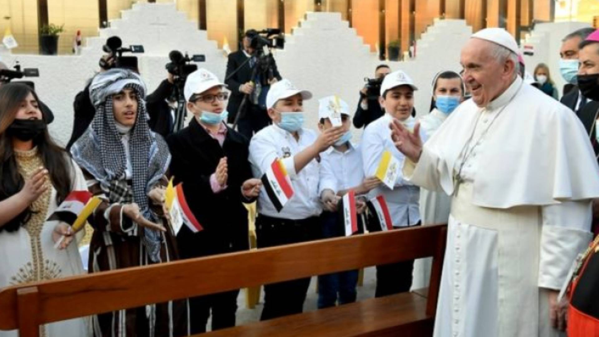 جانب من زيارة البابا للعراق