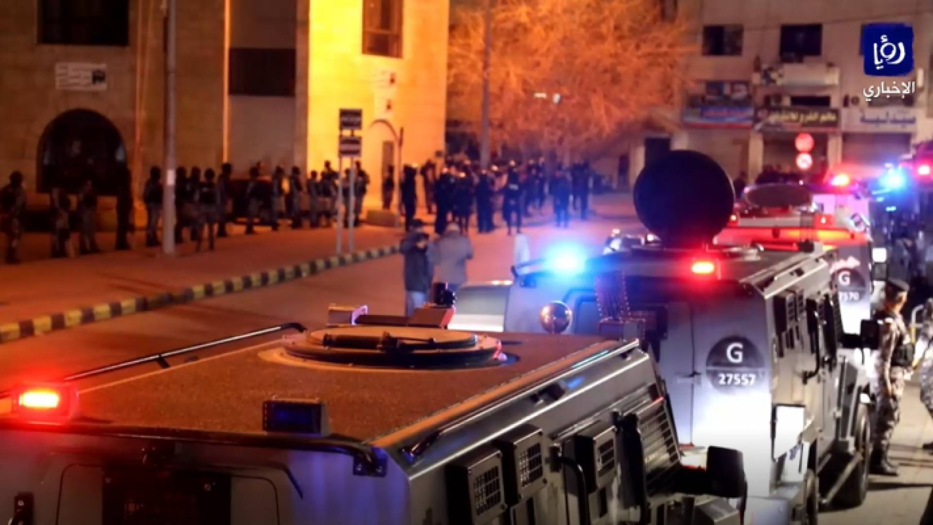 نتشار أمني كثيف في عمان