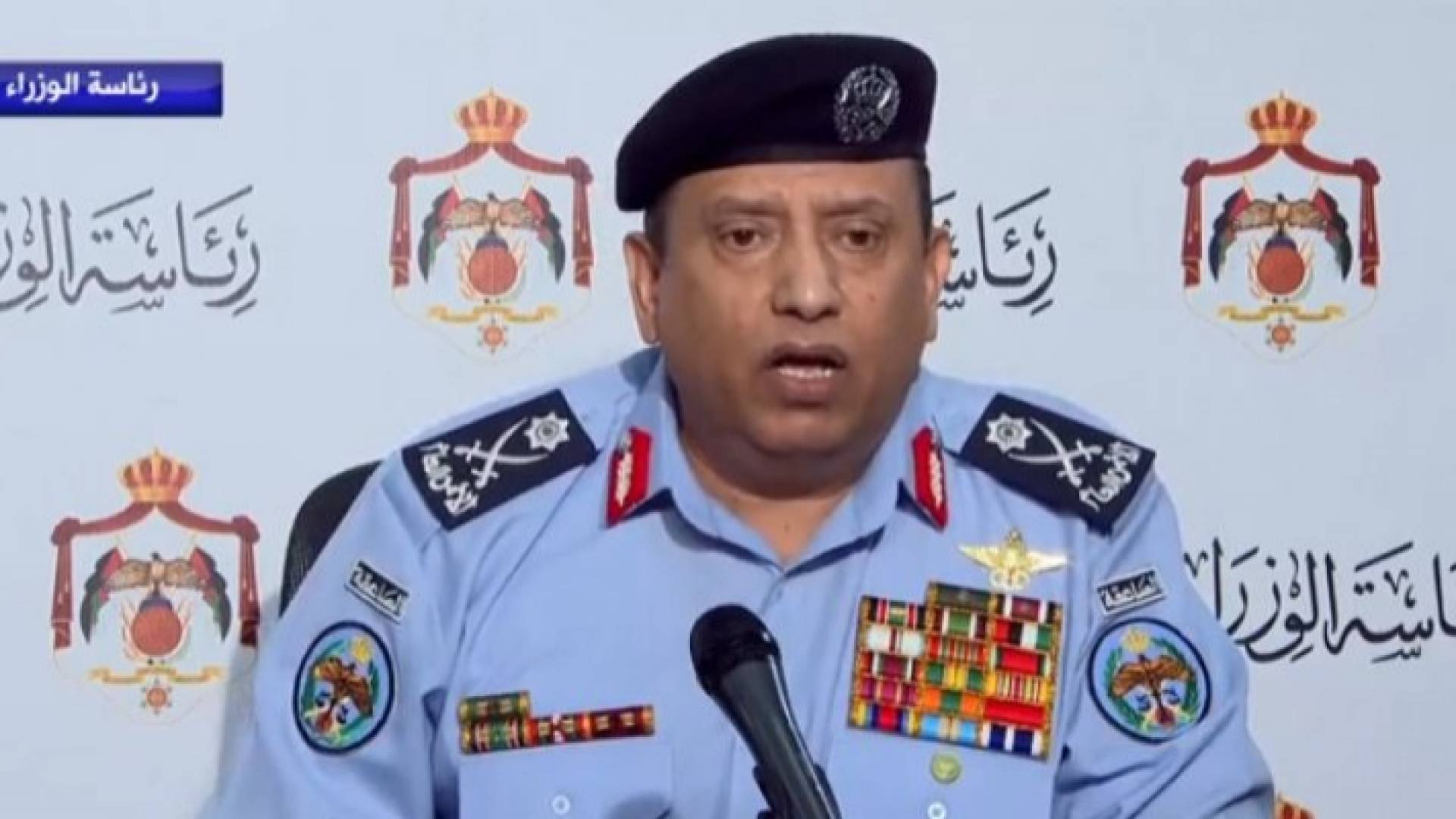 مدير الأمن العام اللواء الركن حسين الحواتمة