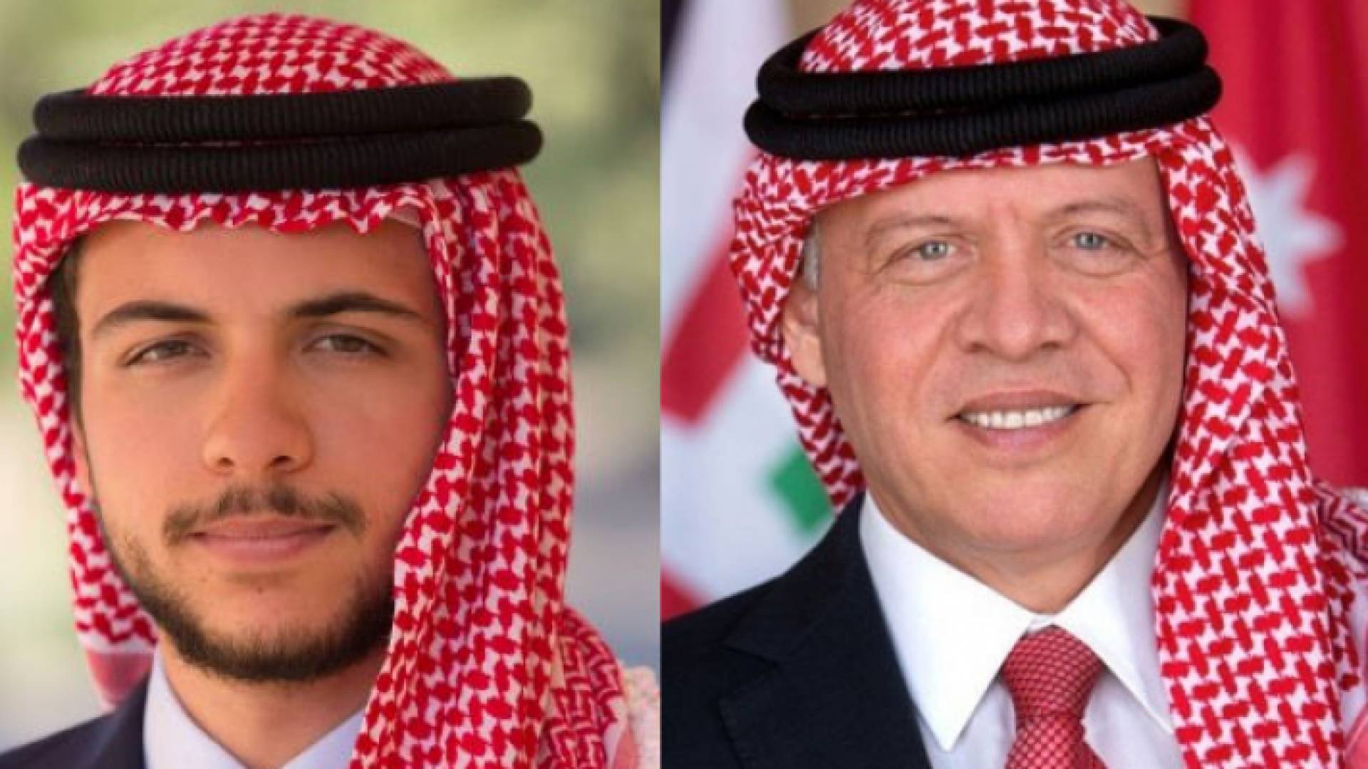 جلالة الملك وولي العهد - ارشيفية