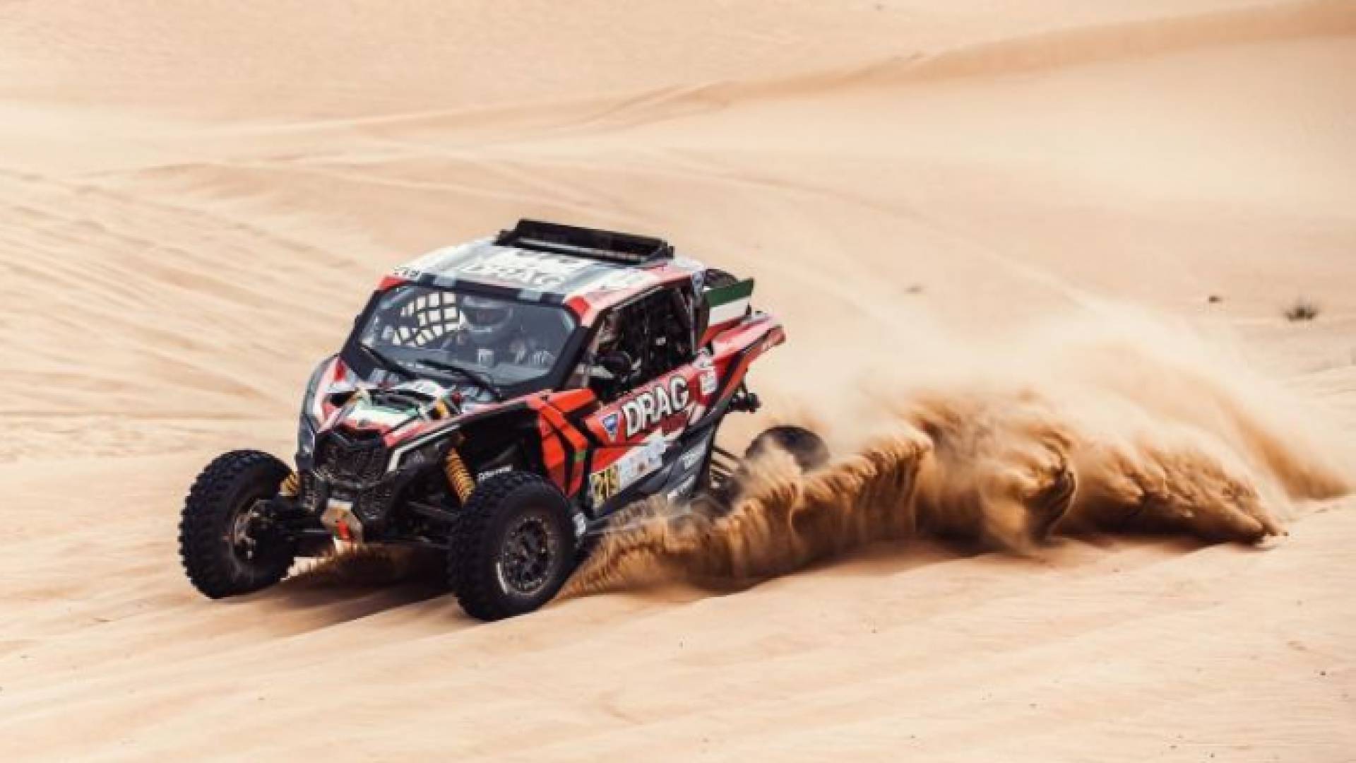 جانب من سباق الرالي في وادي رم