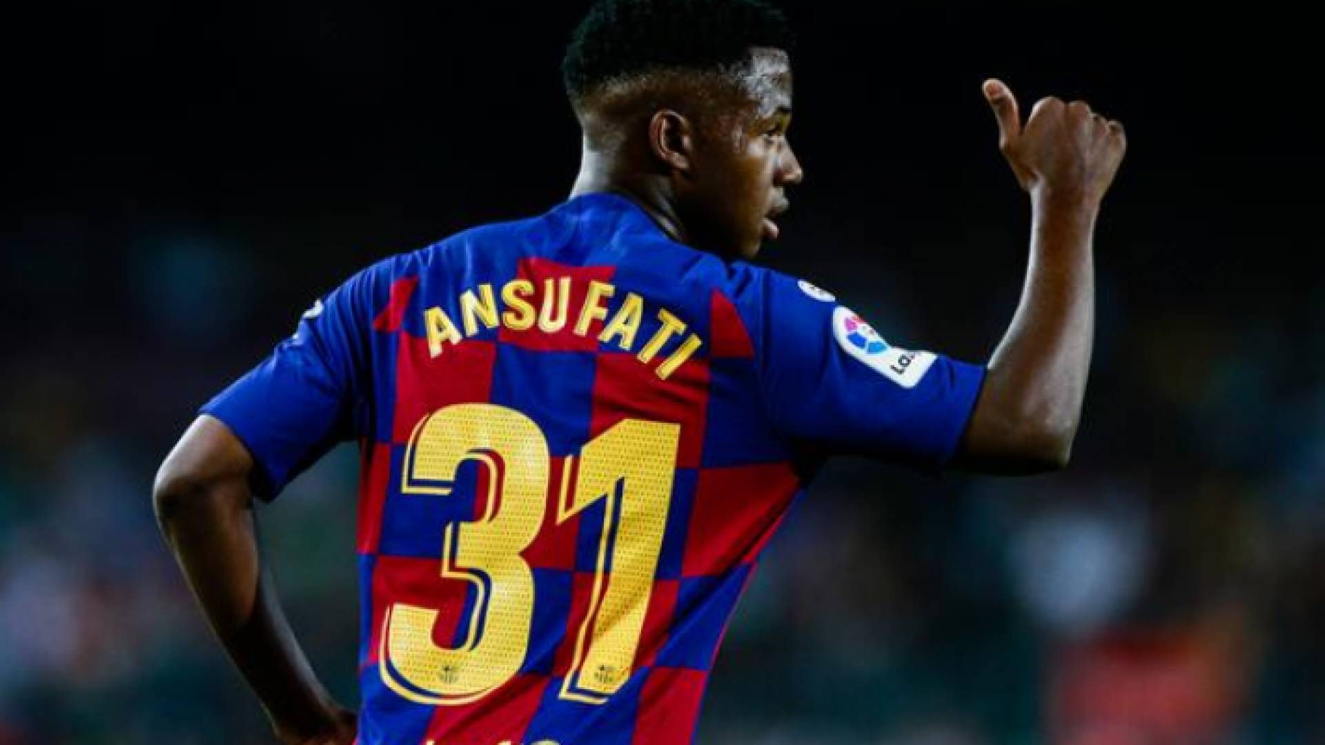 أنسو فاتي لاعب برشلونة