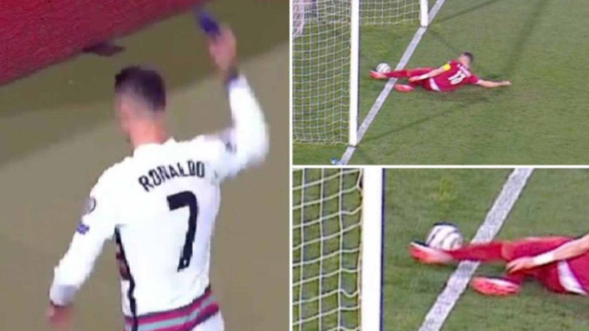 رونالدو رمى شارة القيادة عند مغادرة الملعب