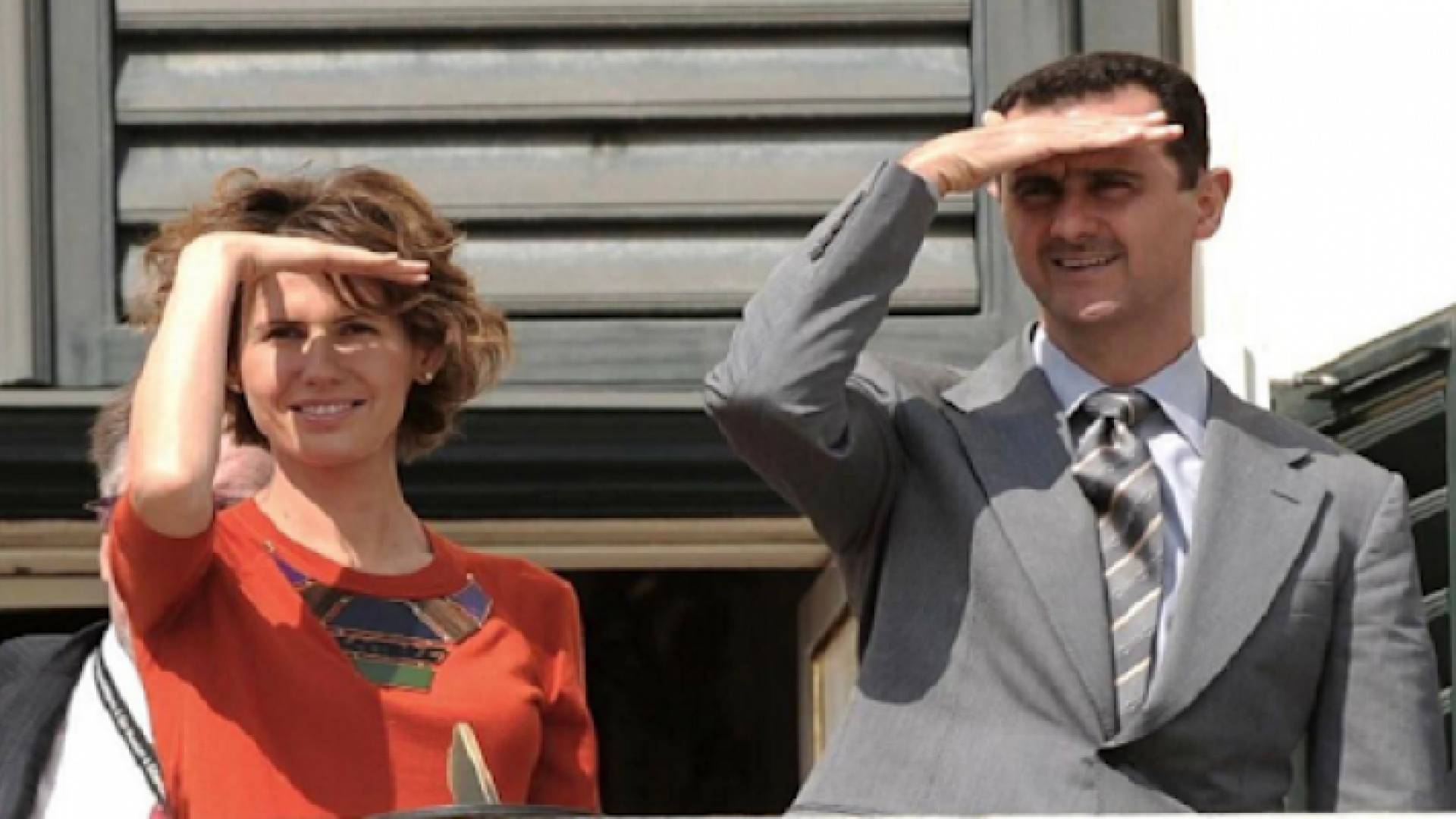 الرئيس السوري وزوجته