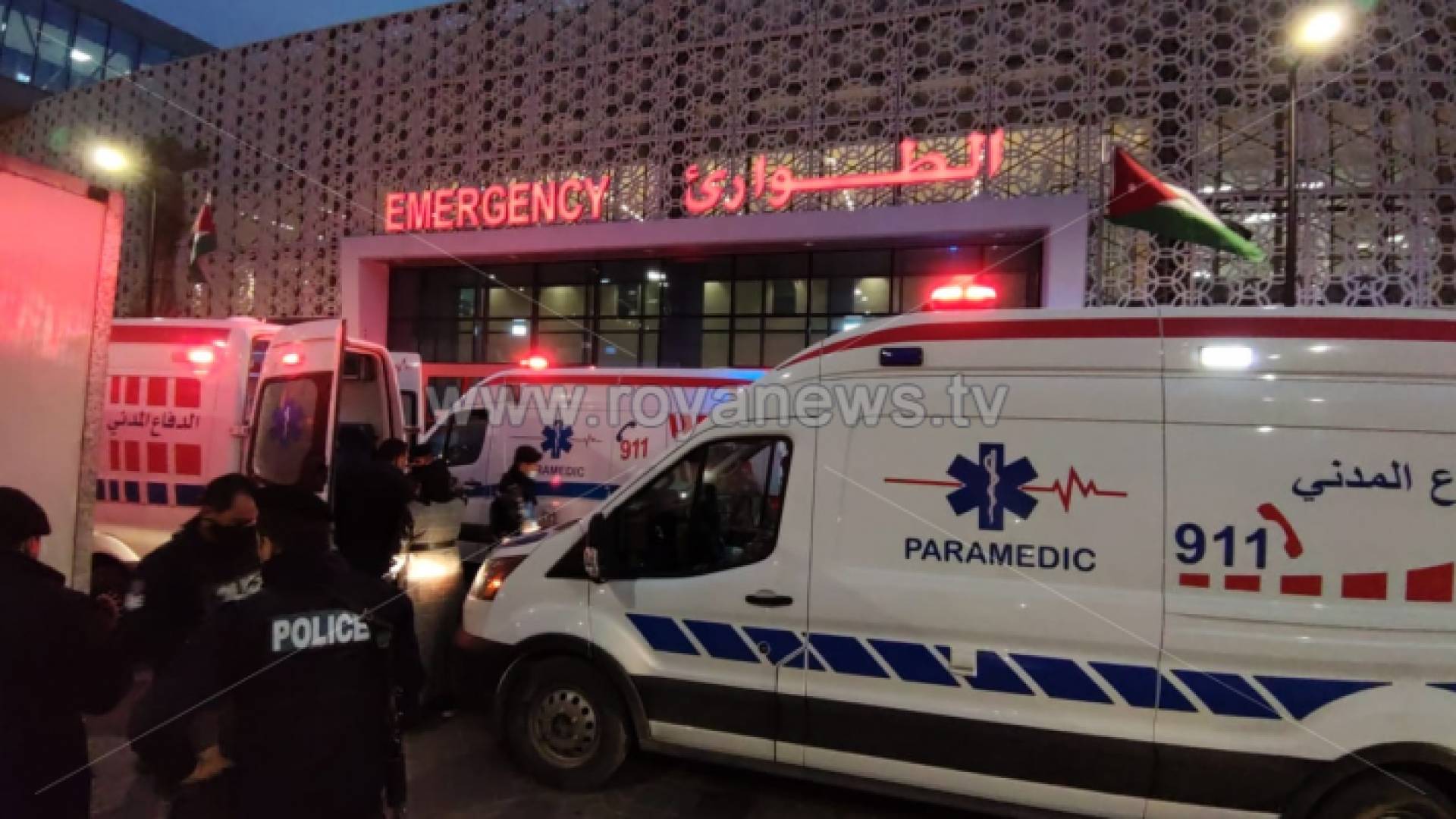 من أمام مبنى الطوارئ الجديد في مستشفى البشير