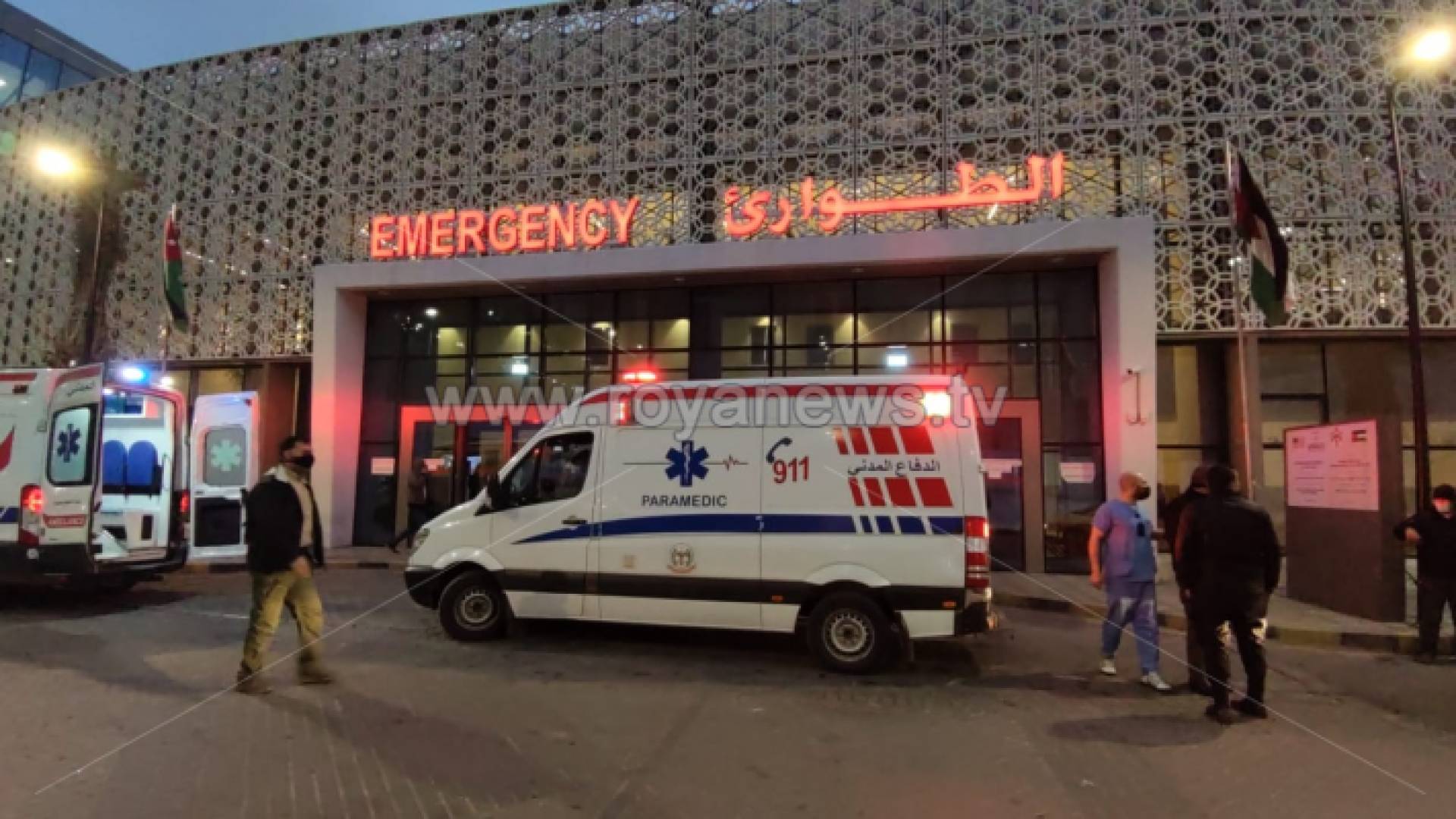 من أمام قسم الطوارئ في مستشفى البشير