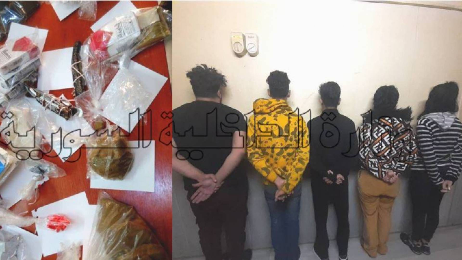 صورة الجناة كما نشرتها الداخلية السورية