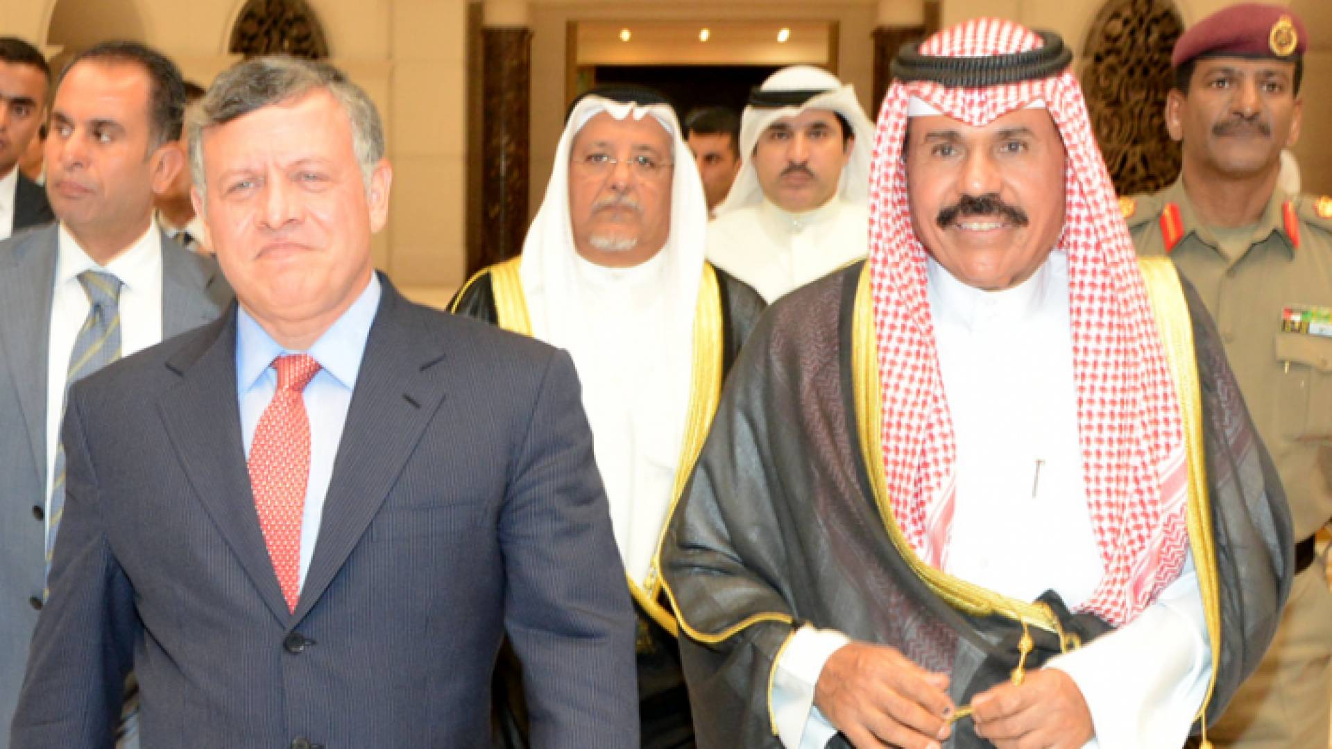 الملك عبدالله الثاني وأمير الكويت نواف الأحمد - أرشيف