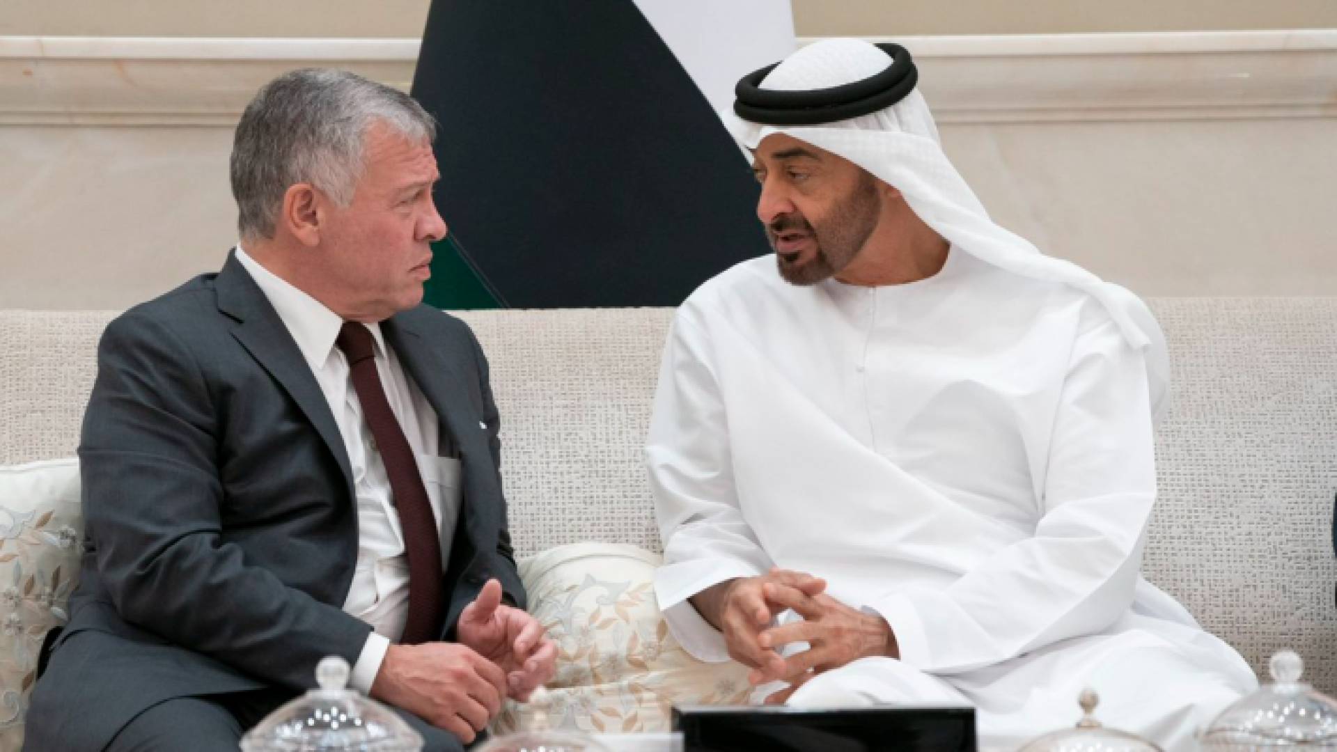 الإمارات تؤكد تضامنها الكامل مع الأردن وتأييدها التام لكل ما يتخذه الملك عبدالله الثاني