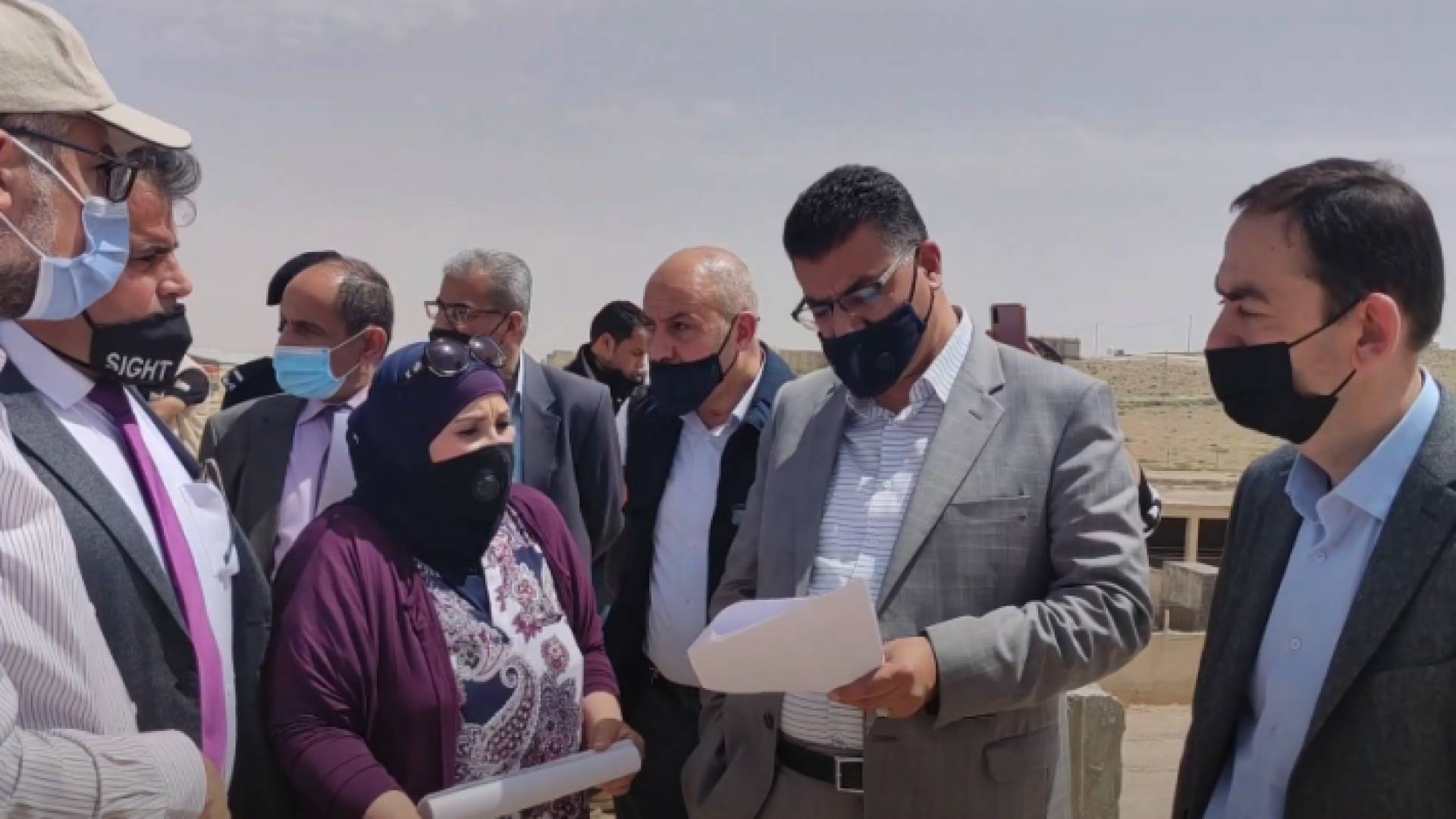 وزير الزراعة المهندس خالد الحنيفات يزور محافظة المفرق