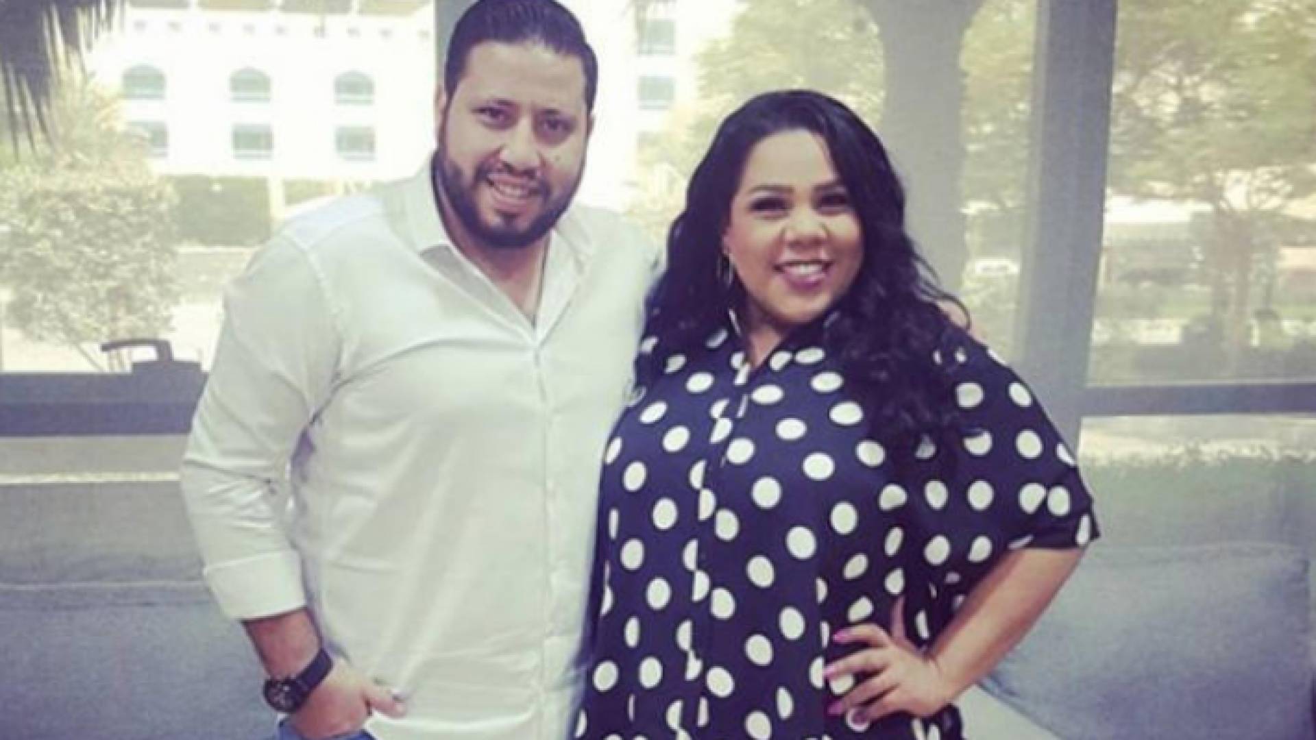 شيماء سيف وزوجها المنتج محمد كارتر