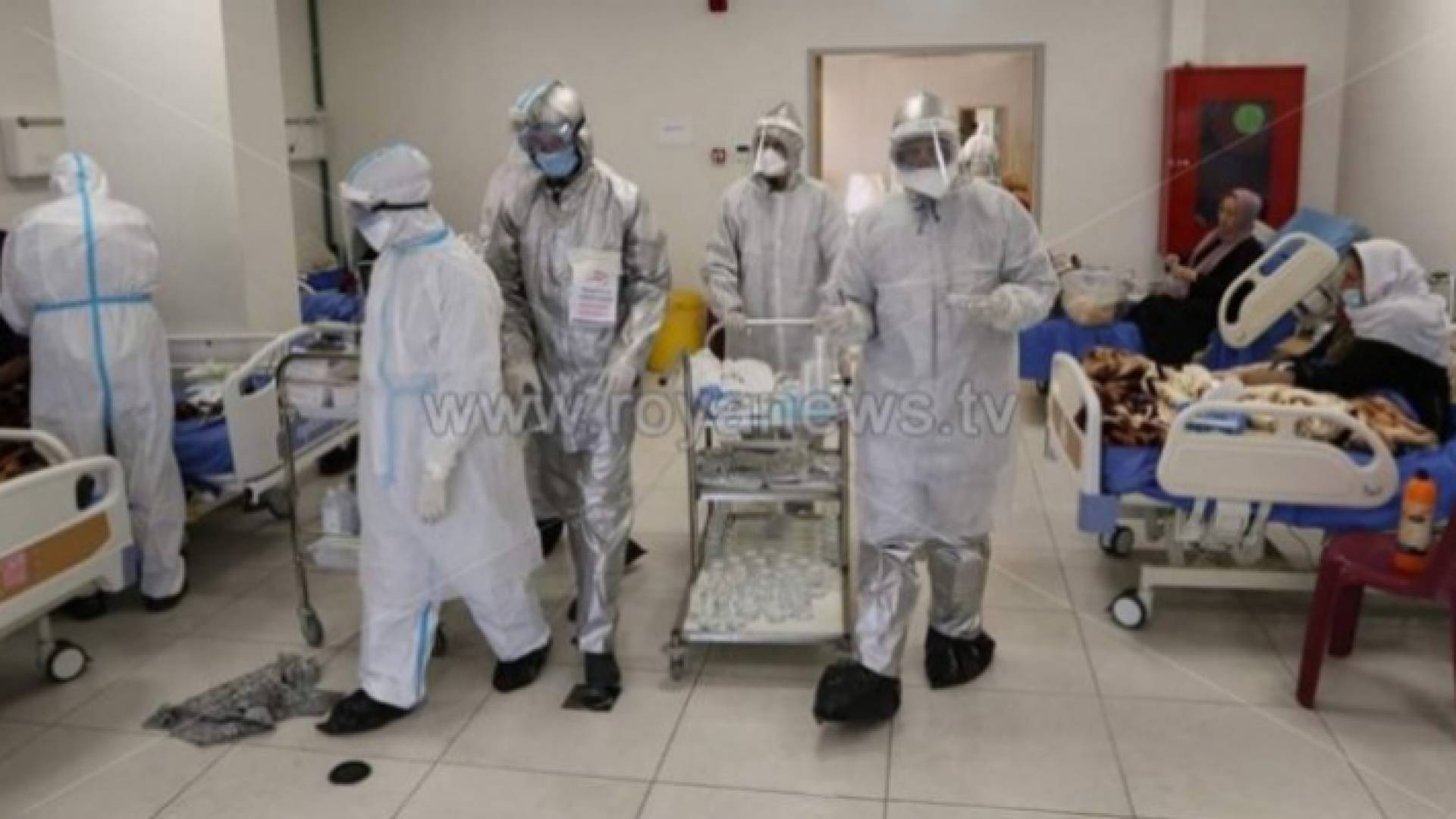 من داخل أحد المستشفيات الفلسطينية