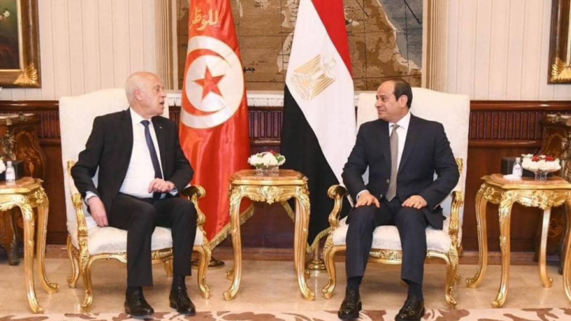 لقاء للسيسي وسعيد في القاهرة