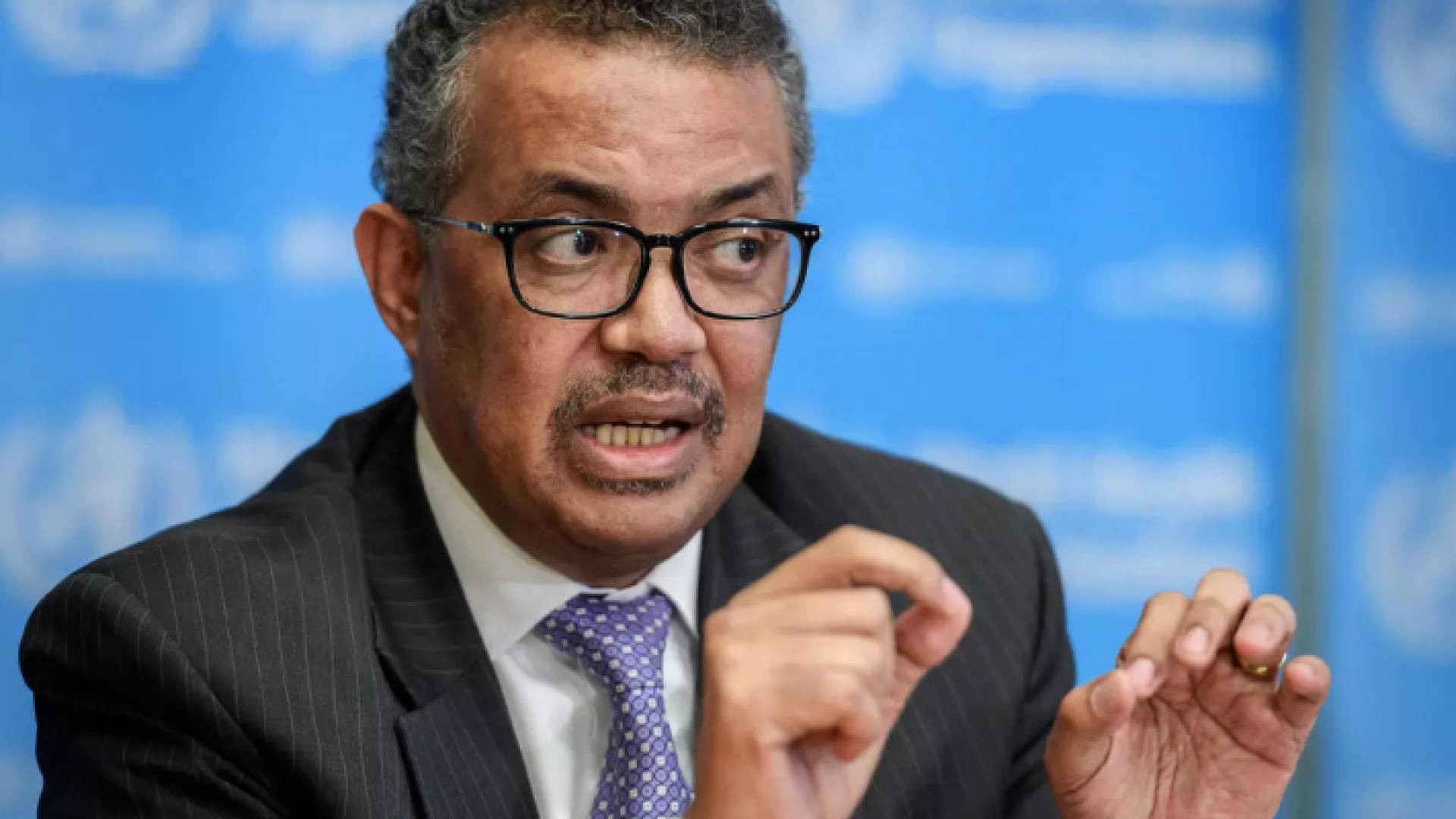 المدير العام لمنظمة الصحة العالمية تيدروس أدهانوم جيبريسوس (أرشيف)