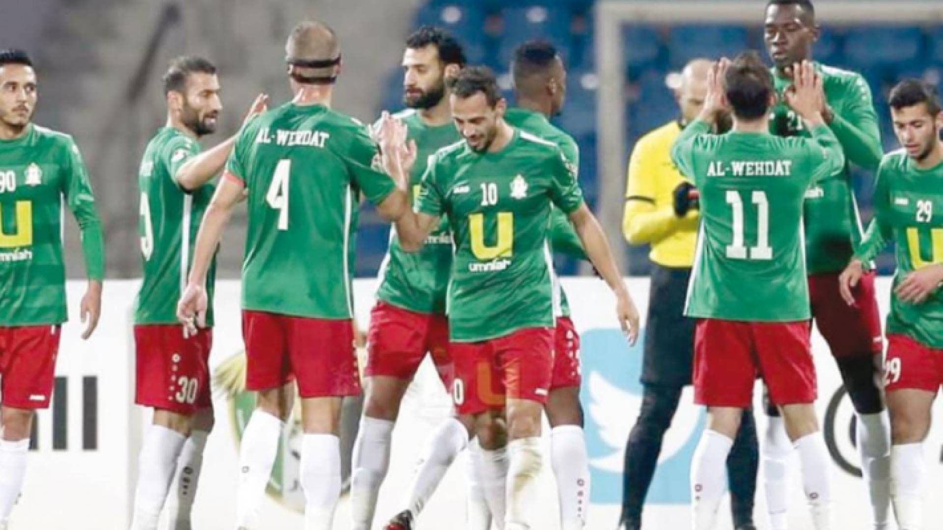 لاعبو نادي الوحدات - أرشيفية