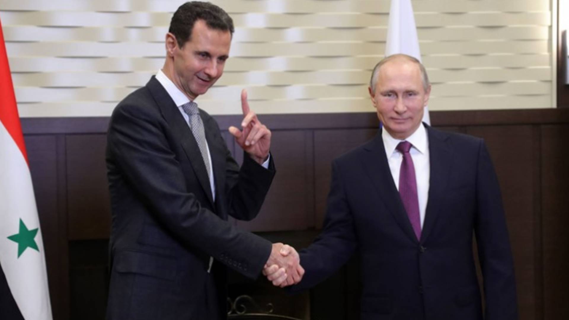الرئيسان الروسي والسوري - ارشيفية