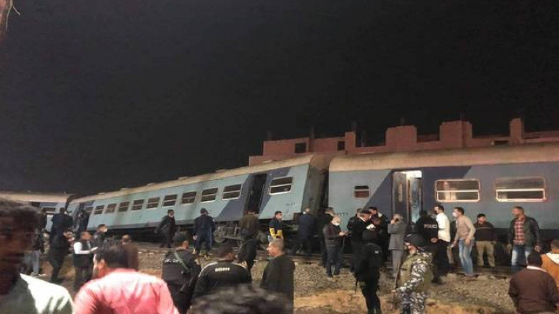 حادث قطار المنيا القمح - ارشيفية