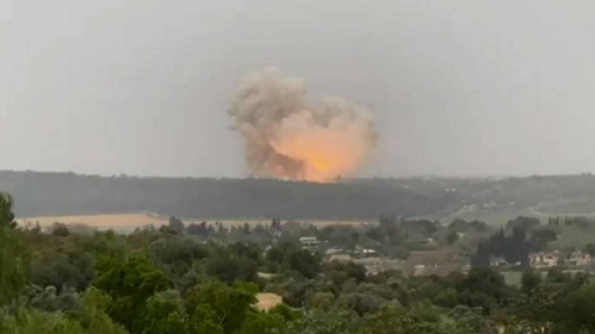 مكان وقوع الإنفجار