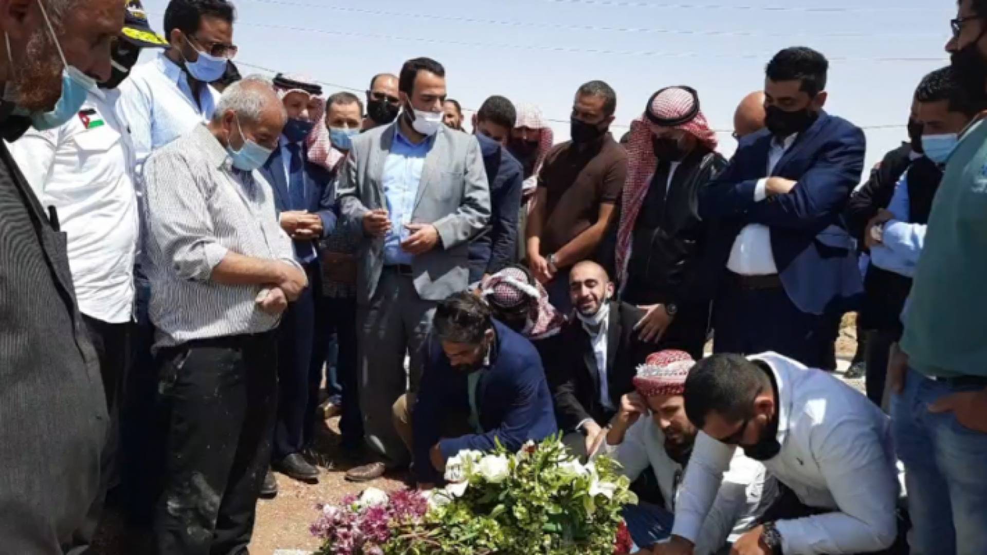 جانب من تشييع جثمان النائب حازم المجالي