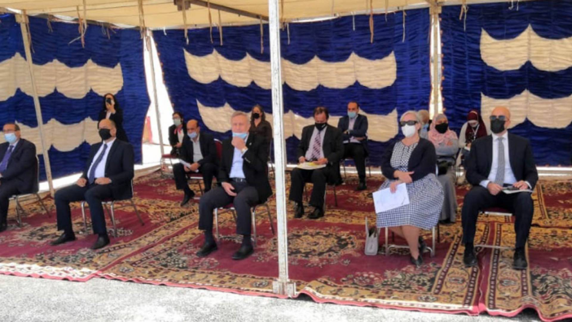 جانب من حفل افتتاح المعمل