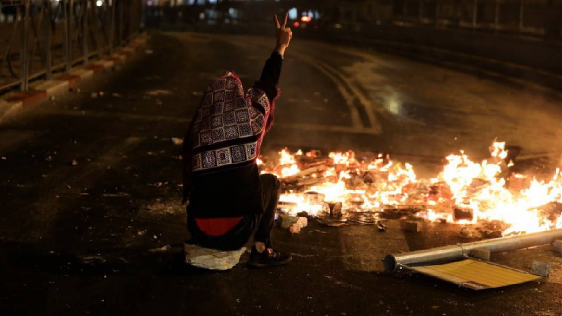 جانب من المواجهات