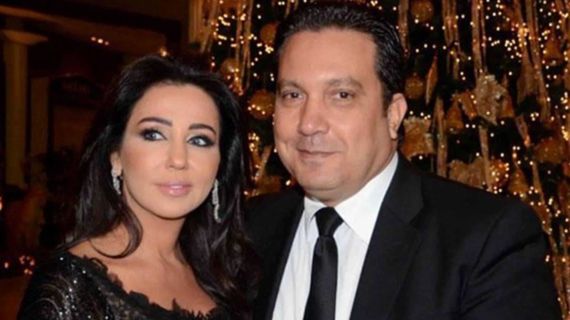 زاهي وهبي وزوجته رابعة الزيات