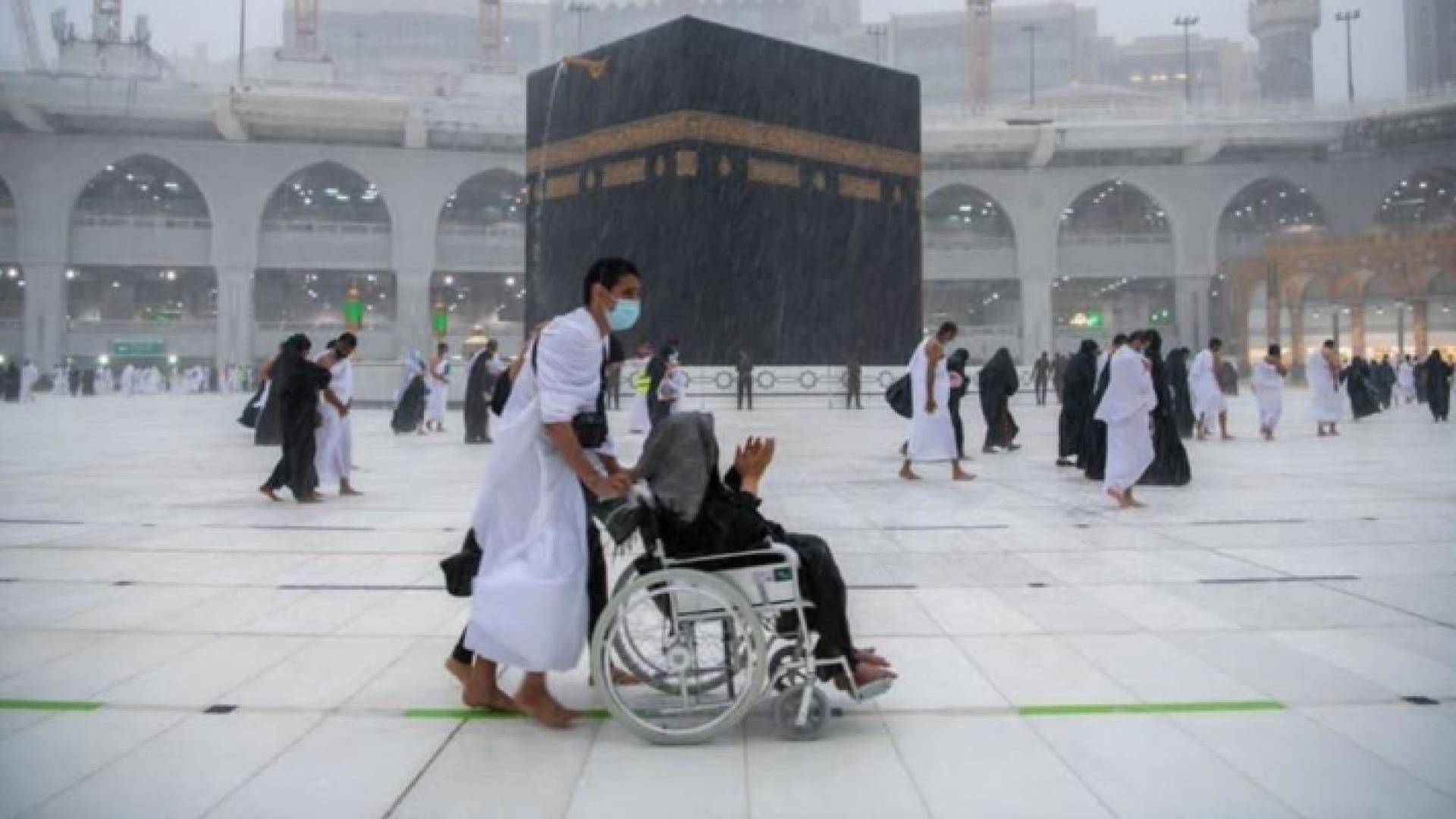 أمطار في الحرم المكي الشريف- أرشيفية