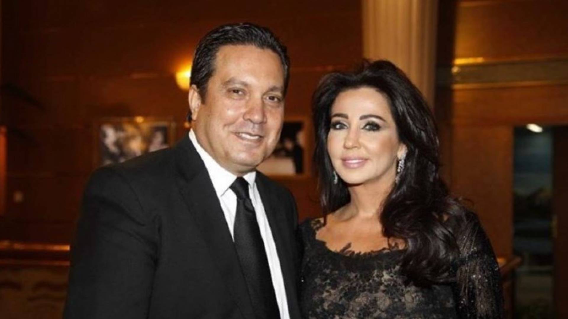 زاهي وهبي وزوجته رابعة الزيات