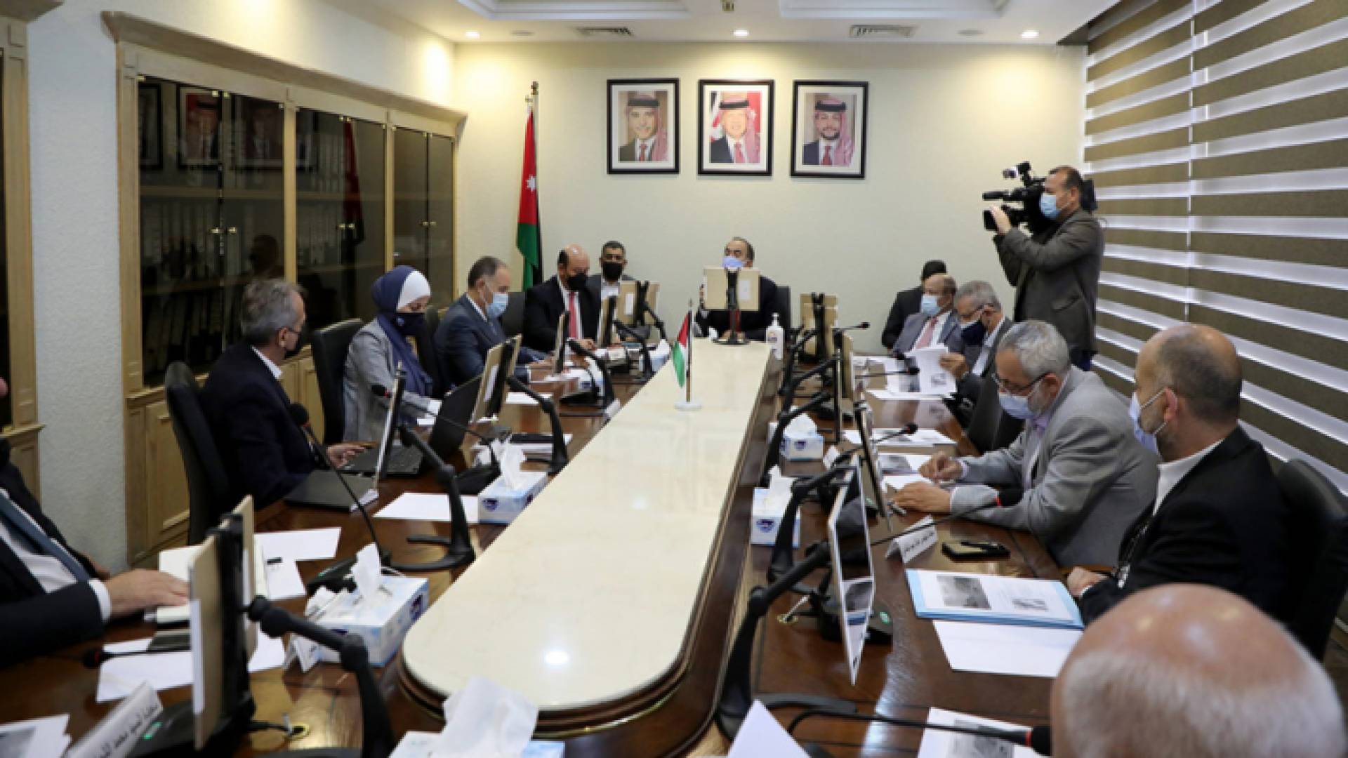 اجتماع لجنة مالية الأعيان مع وزير المياه والري محمد النجار